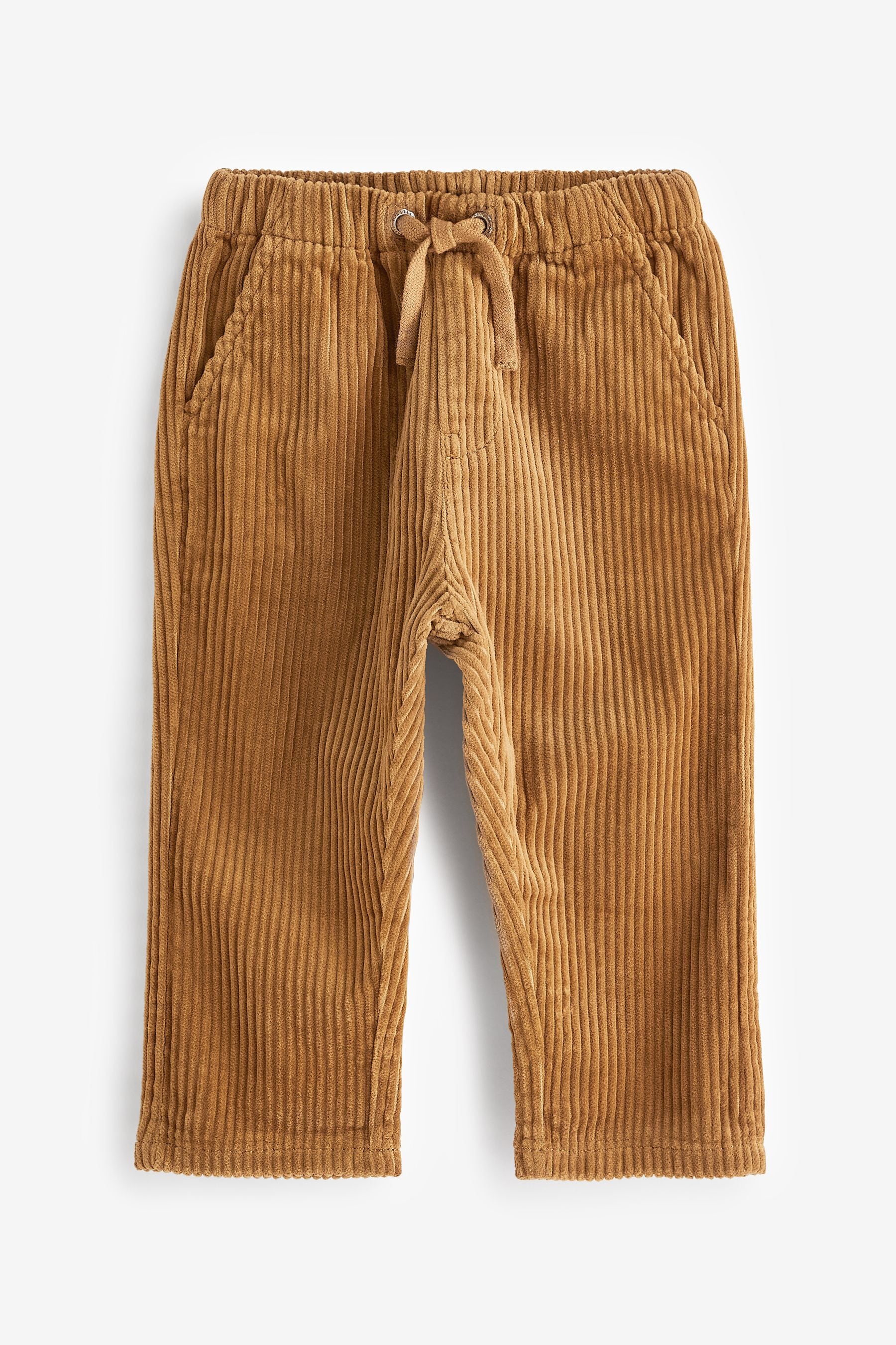 Tan Brown Corduroy Pull-On Trousers (3mths-7yrs)