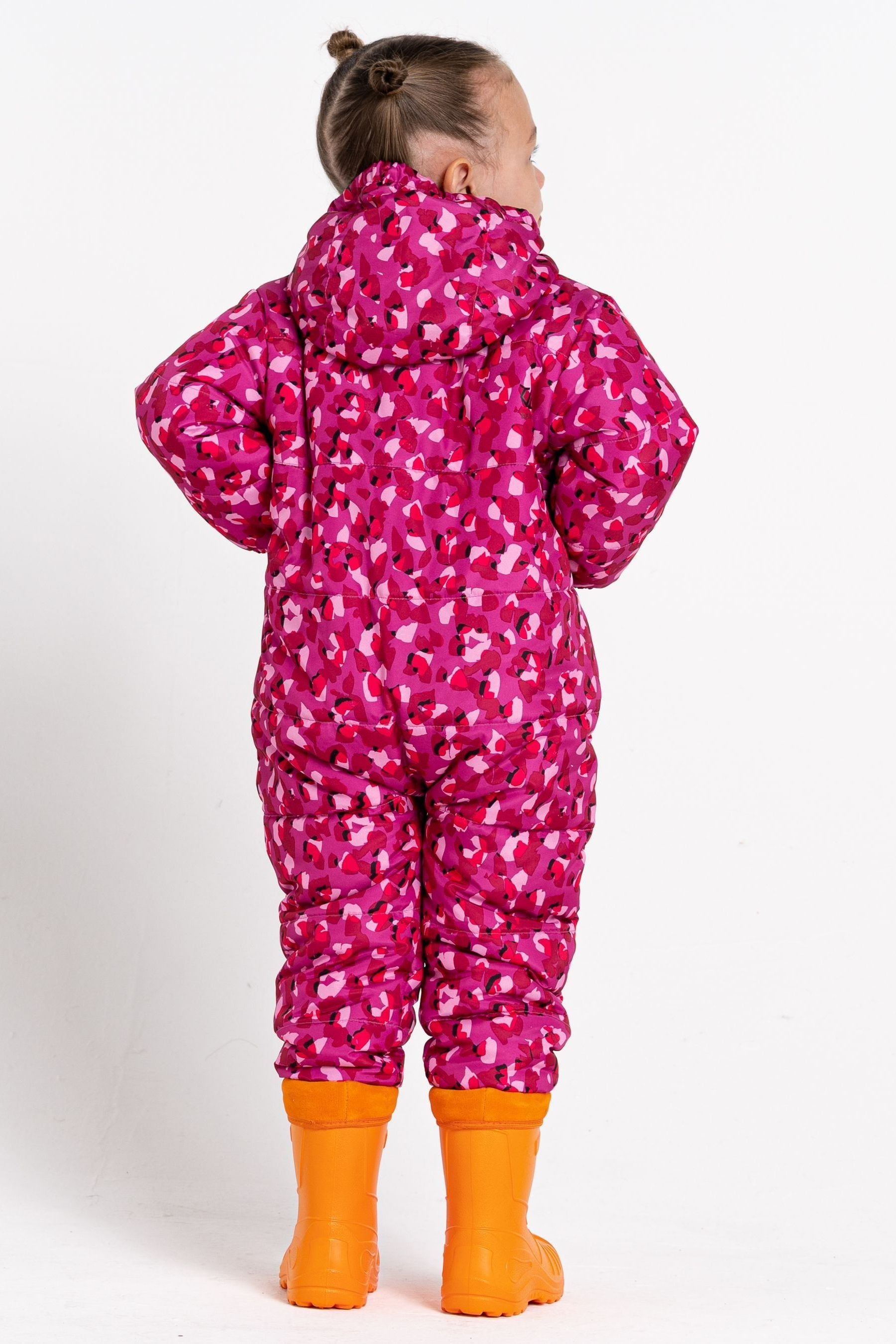 Pink Dare 2b x Next Kids Toboggan Waterproof Snowsuit