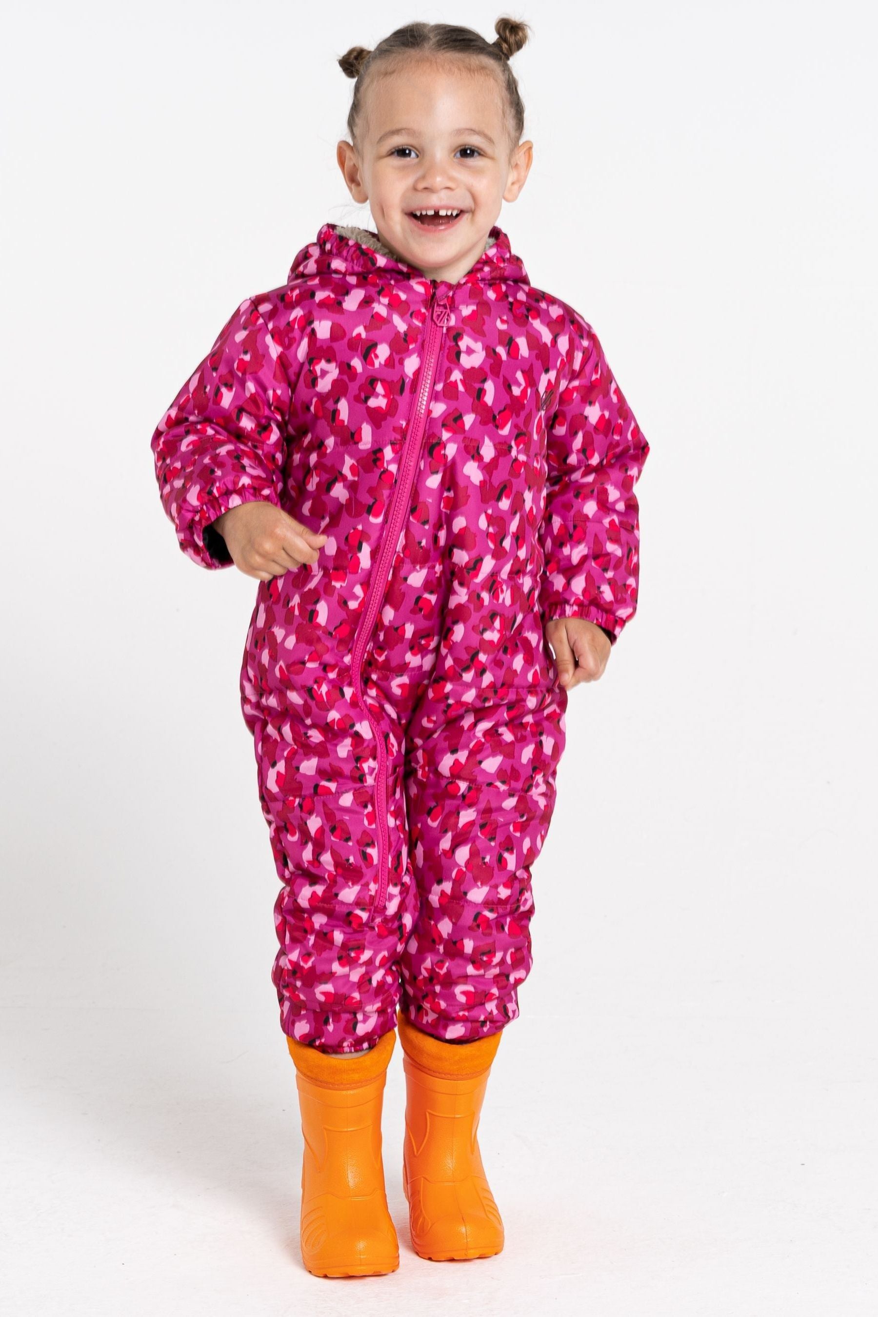 Pink Dare 2b x Next Kids Toboggan Waterproof Snowsuit