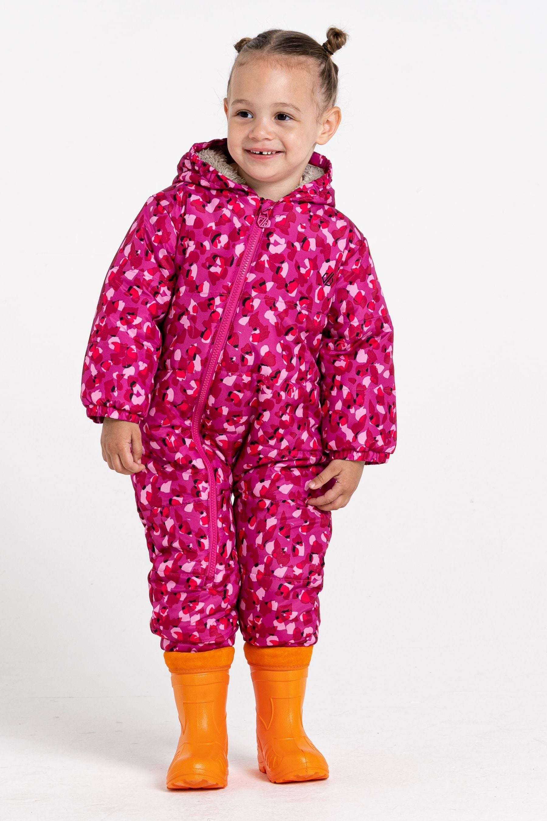 Pink Dare 2b x Next Kids Toboggan Waterproof Snowsuit