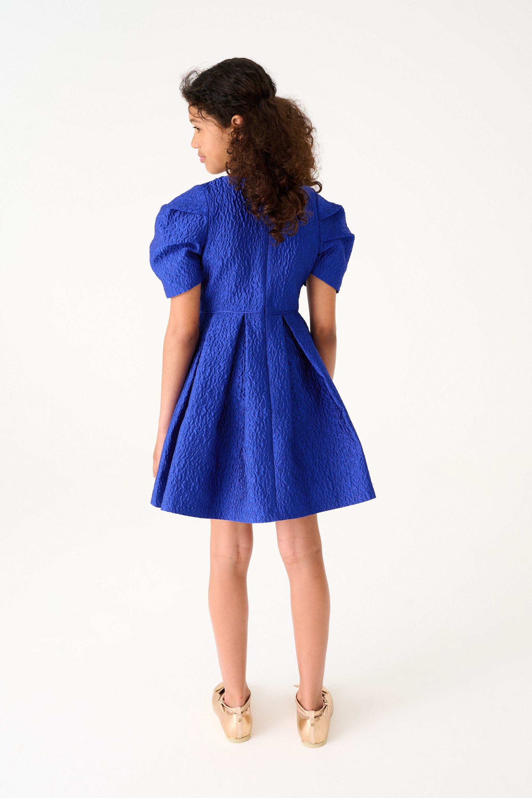 Blue Baker by Ted Baker Blue Cloque Dress