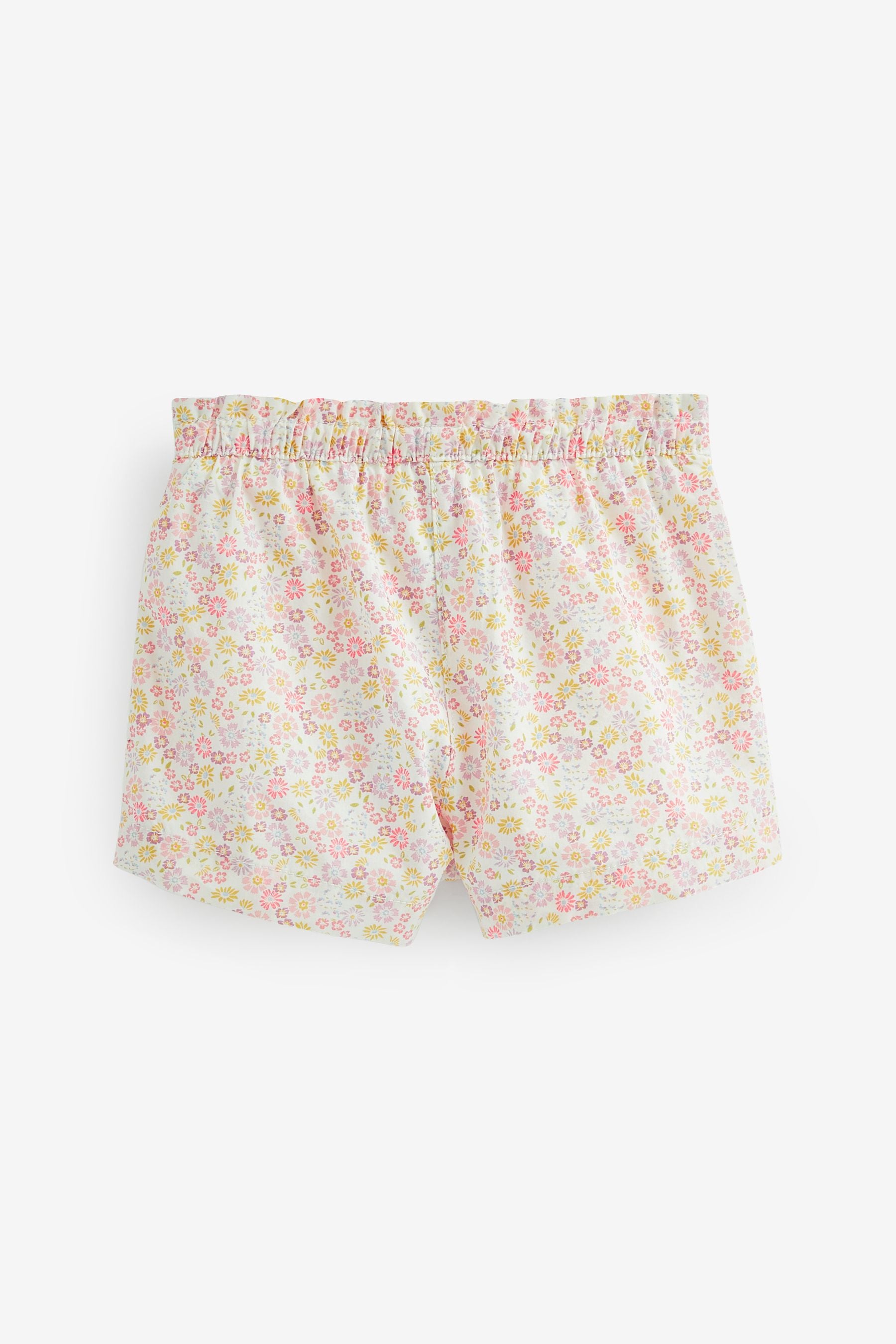 Pink Floral Cotton Shorts (3mths-7yrs)