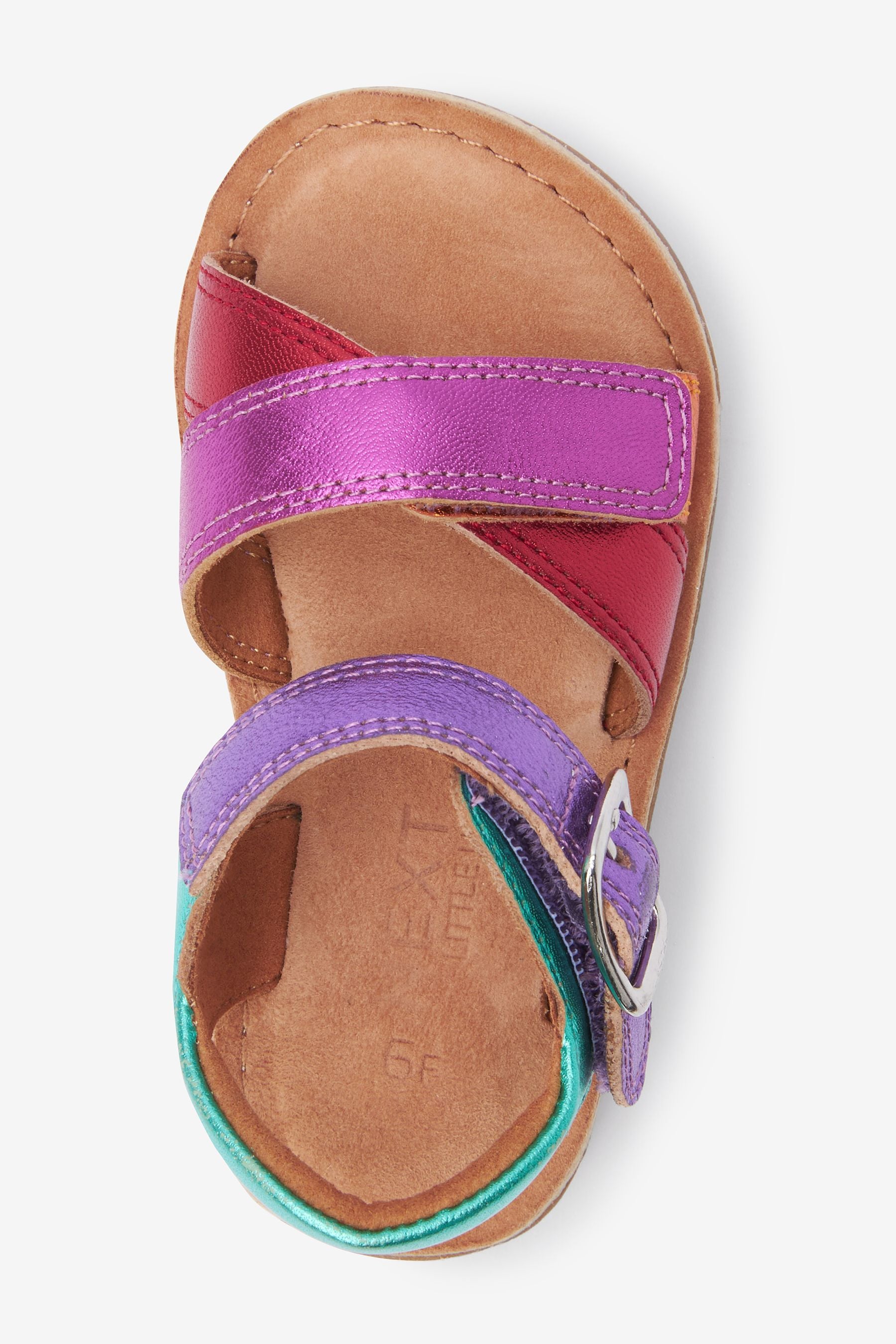 Rainbow Leather Sandals