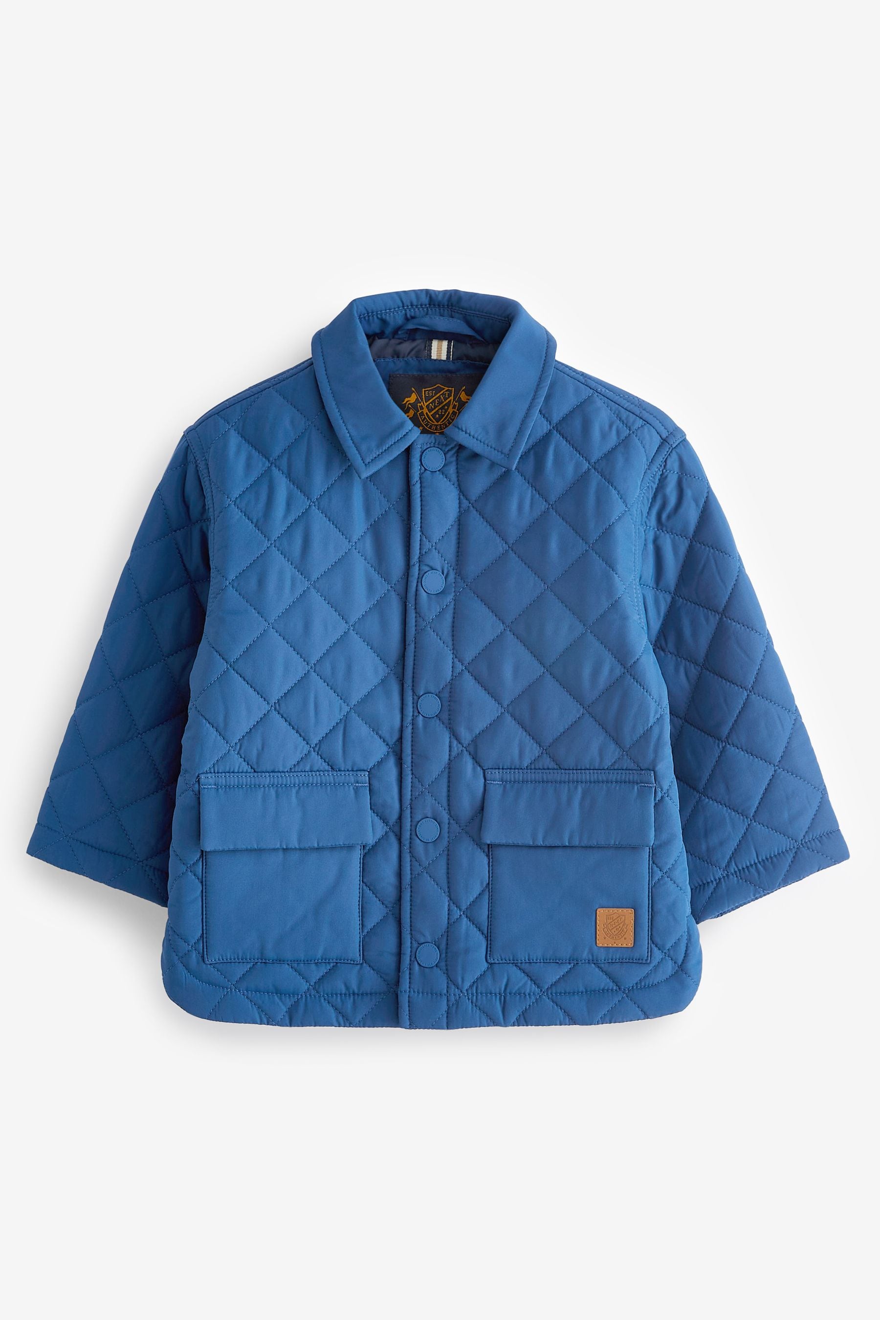 Navy Blue Lightweight Quilted Jacket (3mths-10yrs)