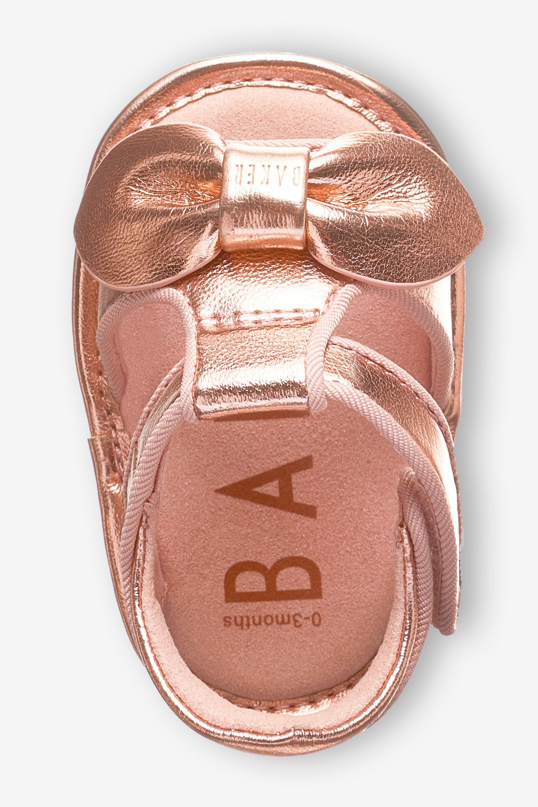 Rose Gold Baker by Ted Baker Rose Gold Sandal Bow Padders