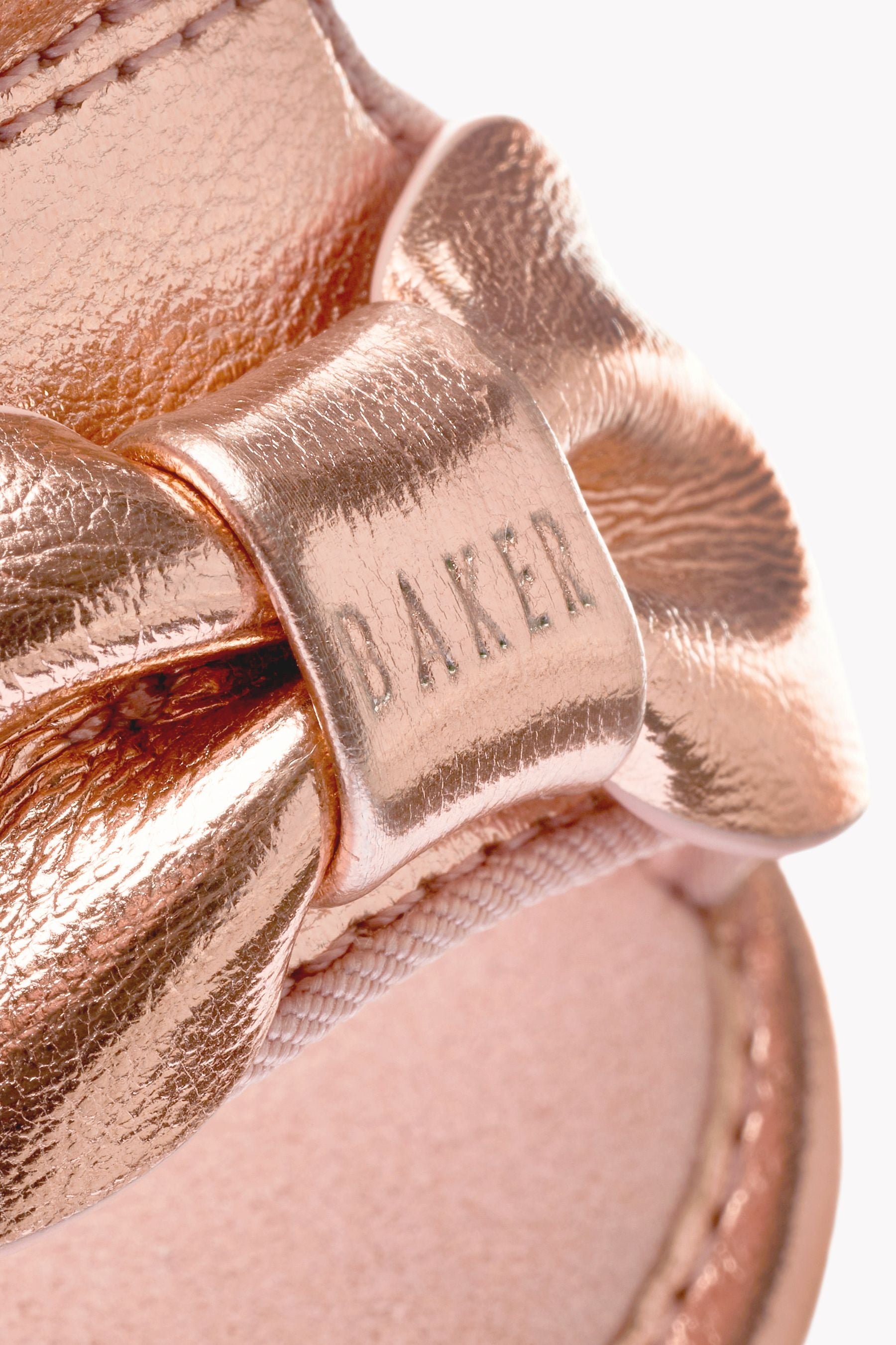 Rose Gold Baker by Ted Baker Rose Gold Sandal Bow Padders