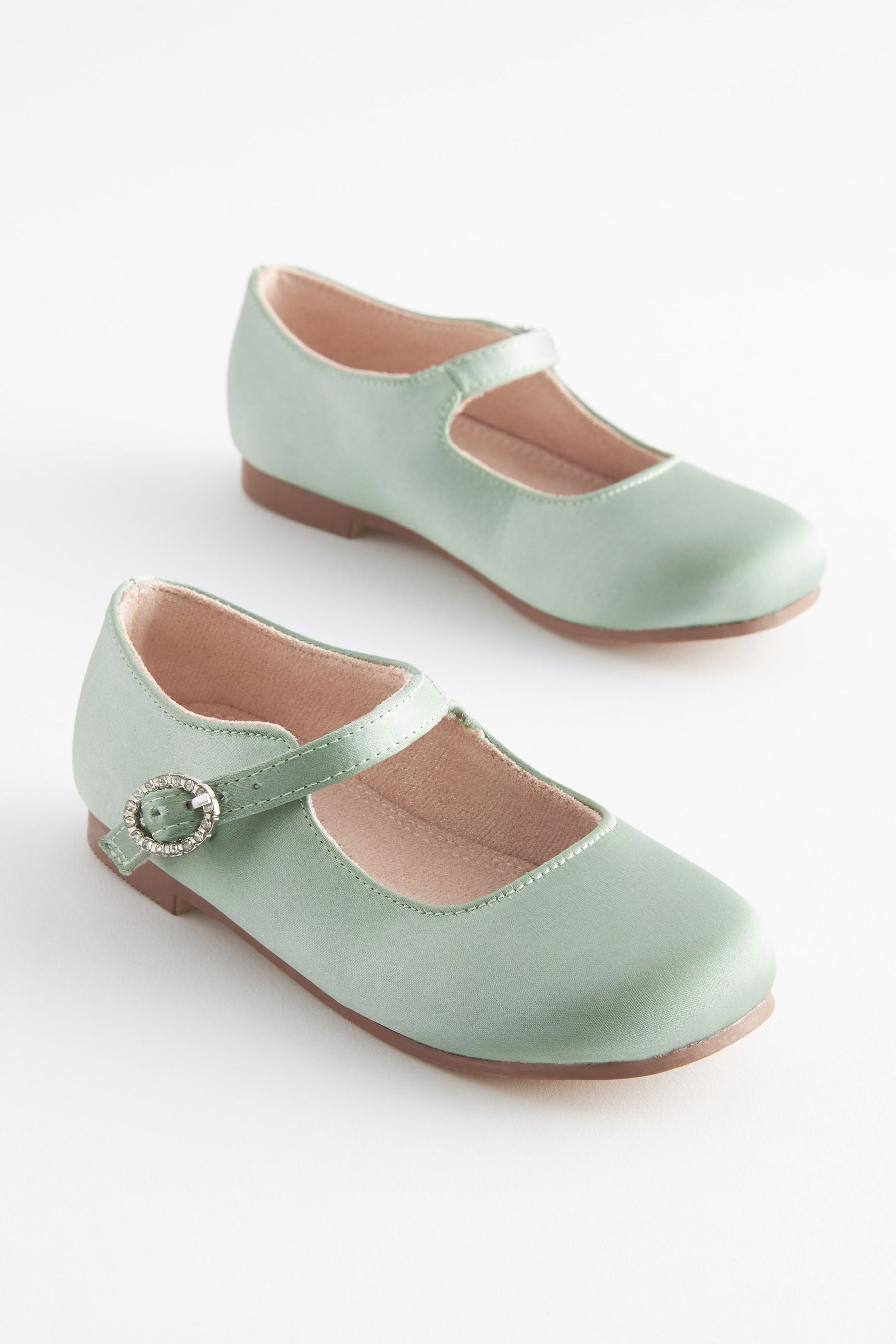 Sage Green Bridesmaid Collection Mary Jane Occasion Shoes