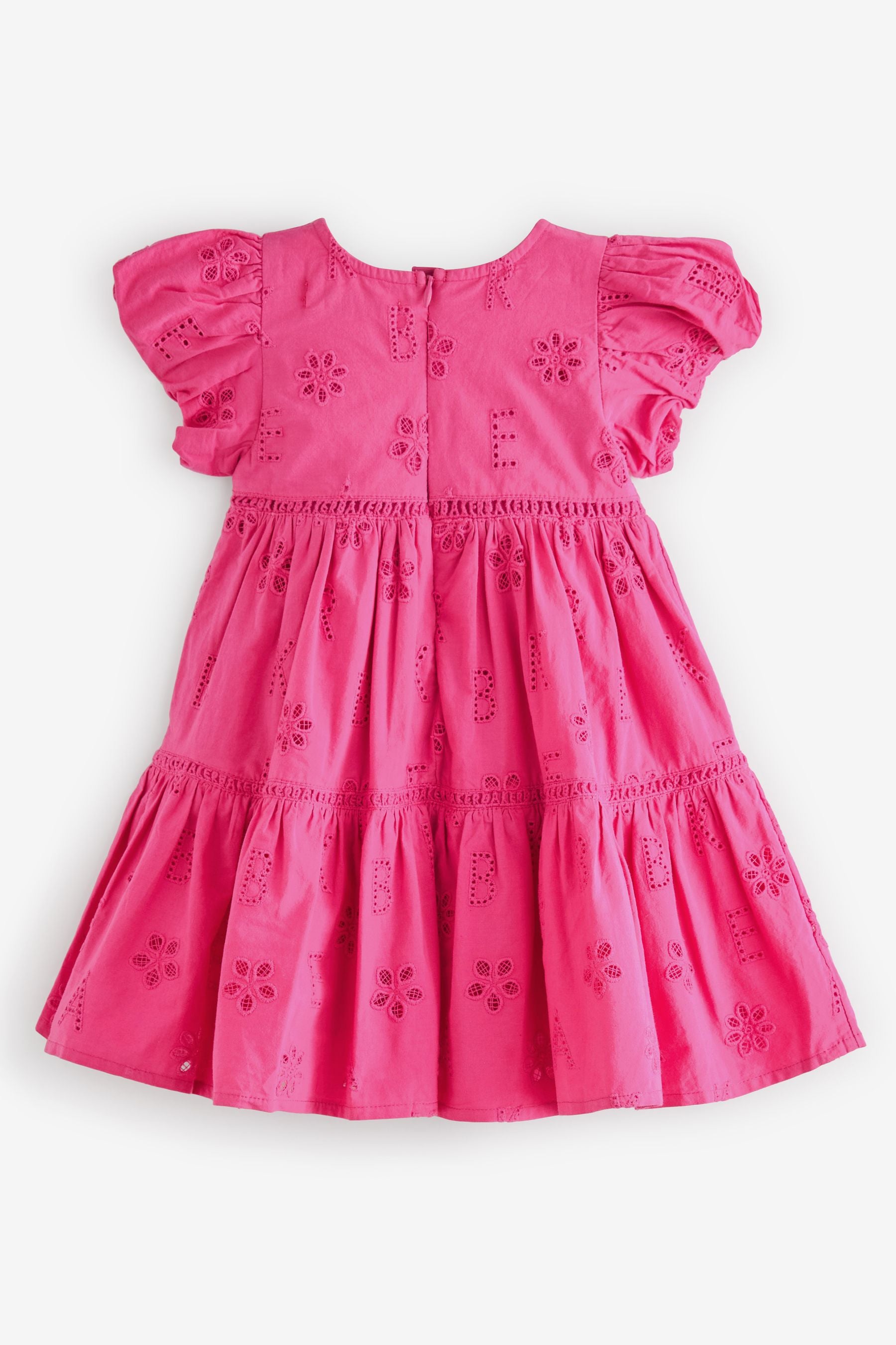 Pink Baker by Ted Baker Branded Broderie Dress