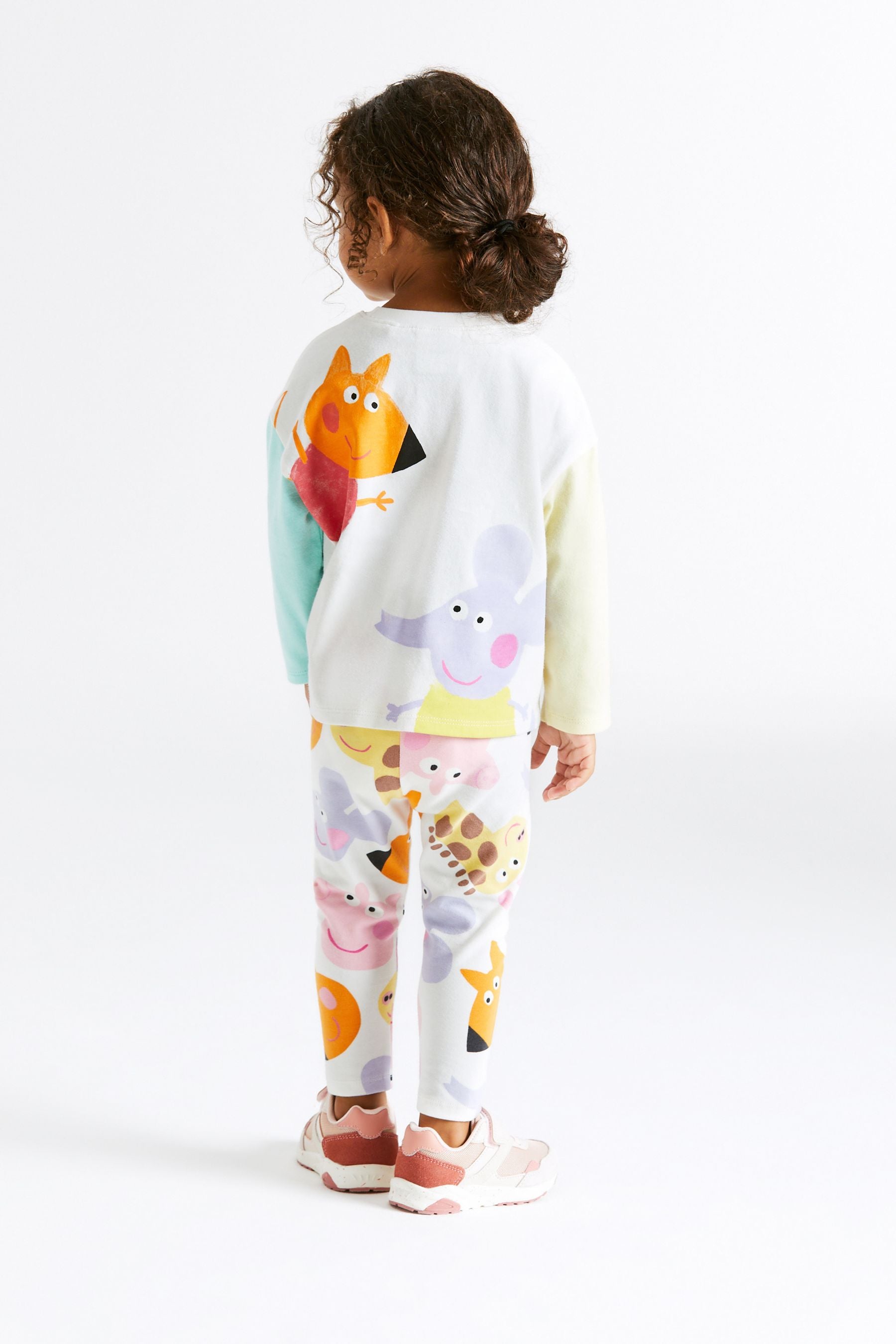 Multi Peppa Pig Long Sleeve T-Shirt And Leggings Set (3mths-7yrs)