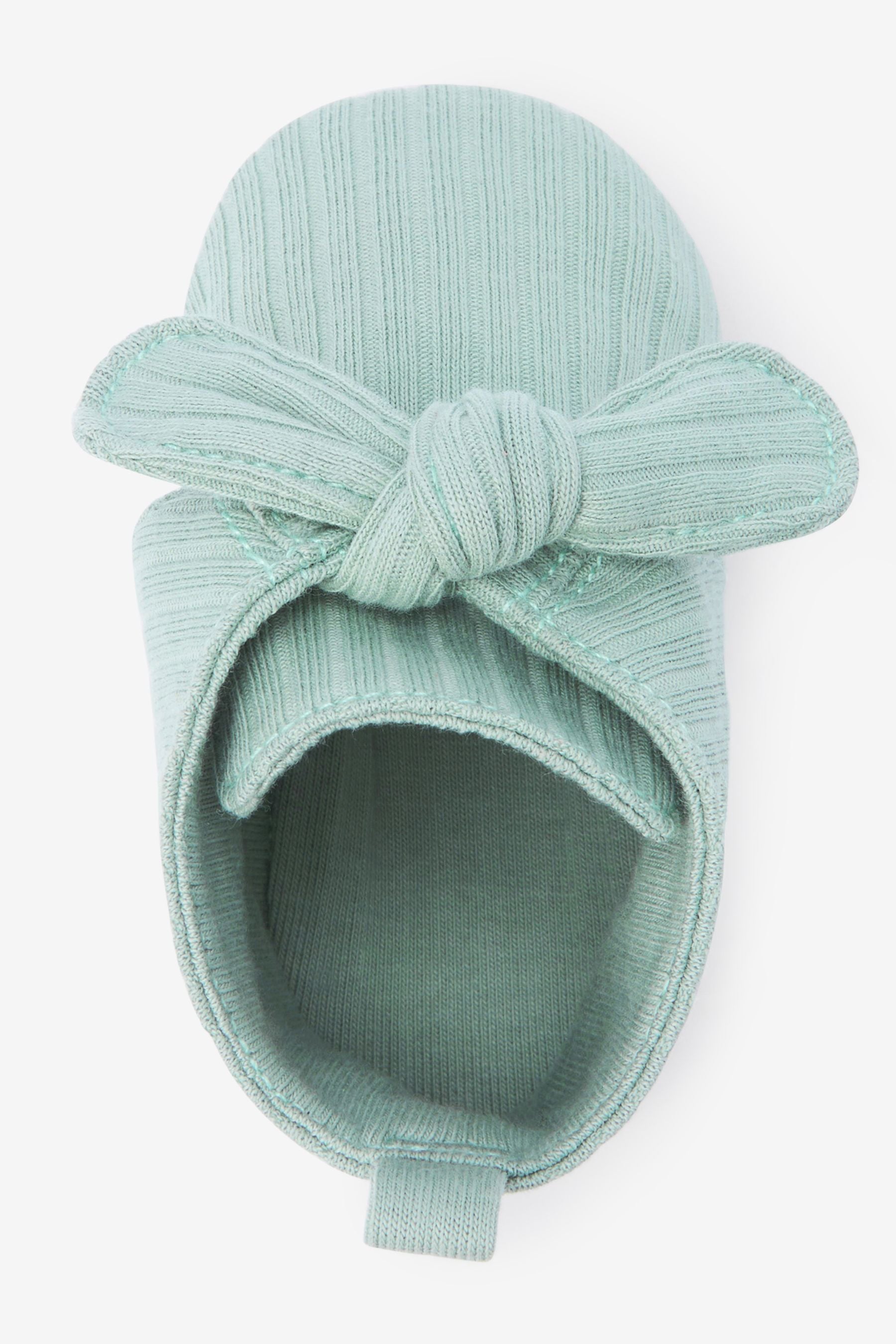 Blue Tie Booties (0-18mths)