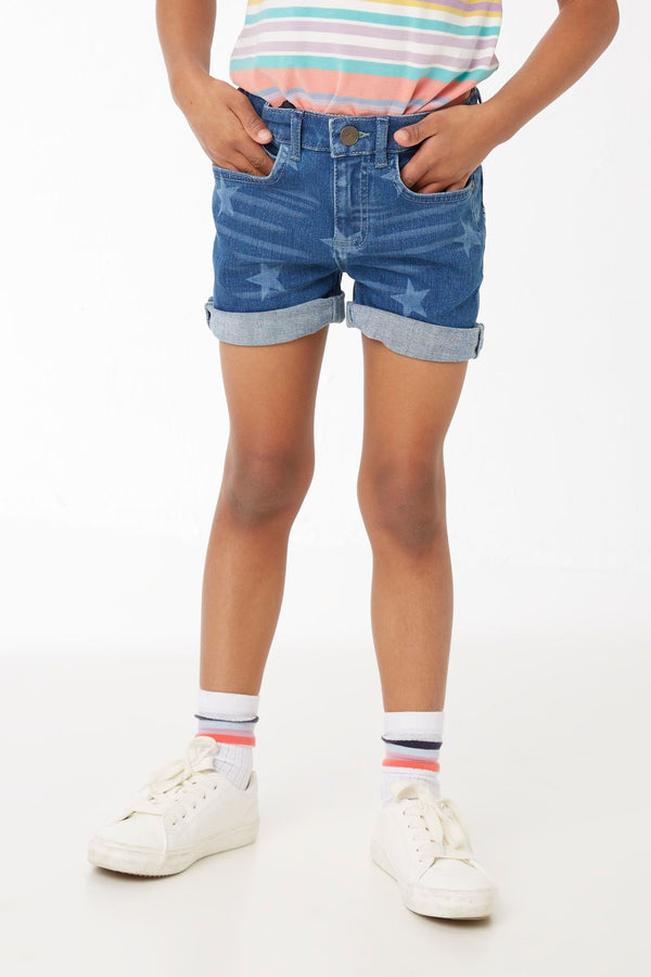 Blue FatFace Blue Star Denim Shorts