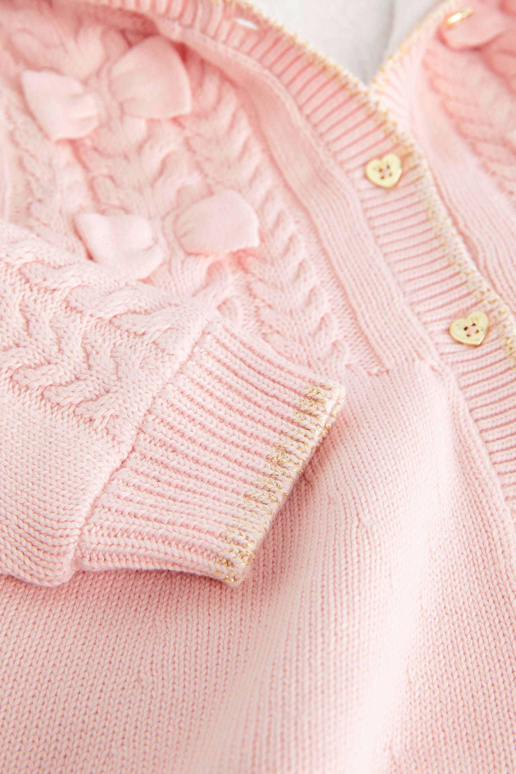 Pink Baker by Ted Baker Pink Knitted Coatigan