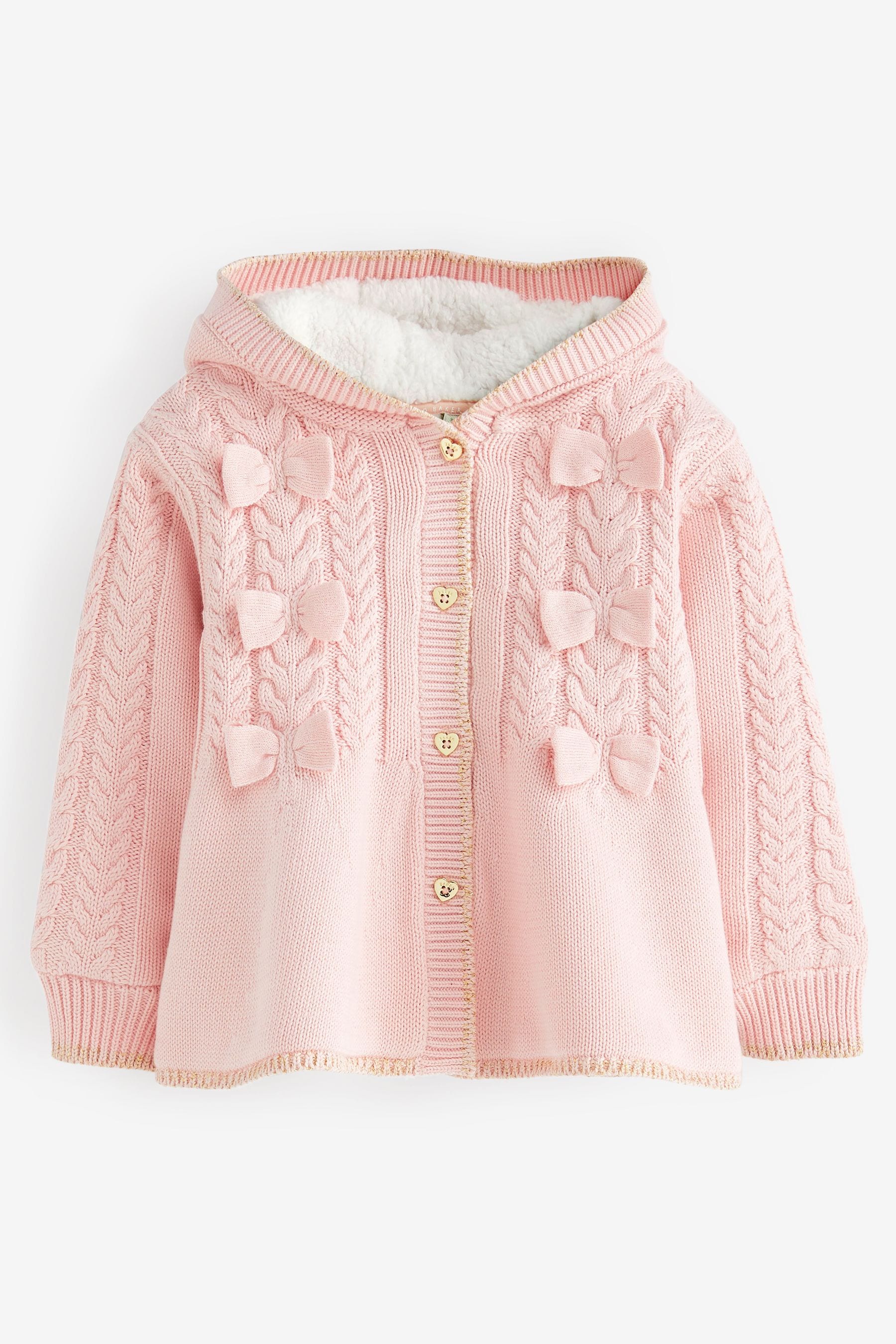 Pink Baker by Ted Baker Pink Knitted Coatigan