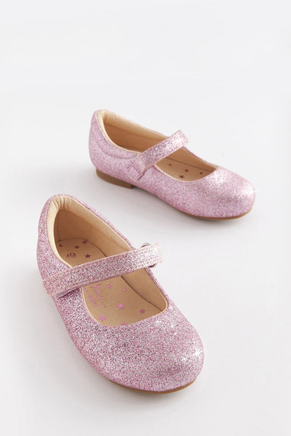 Pink Glitter Mary Jane Shoes