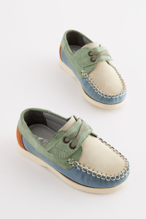 Mineral Colourblock Boat Shoes