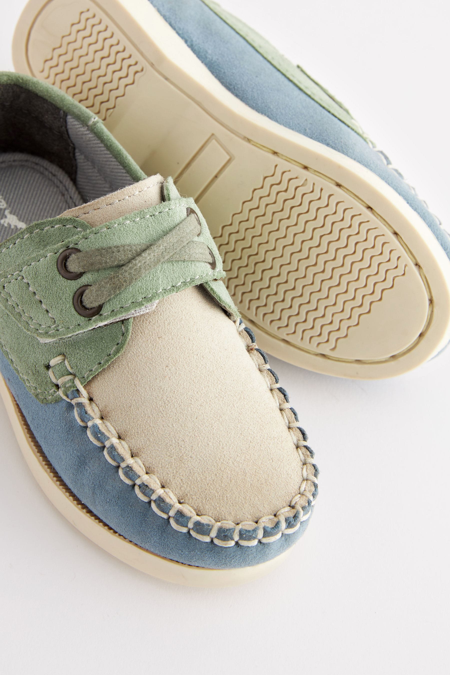 Mineral Colourblock Boat Shoes