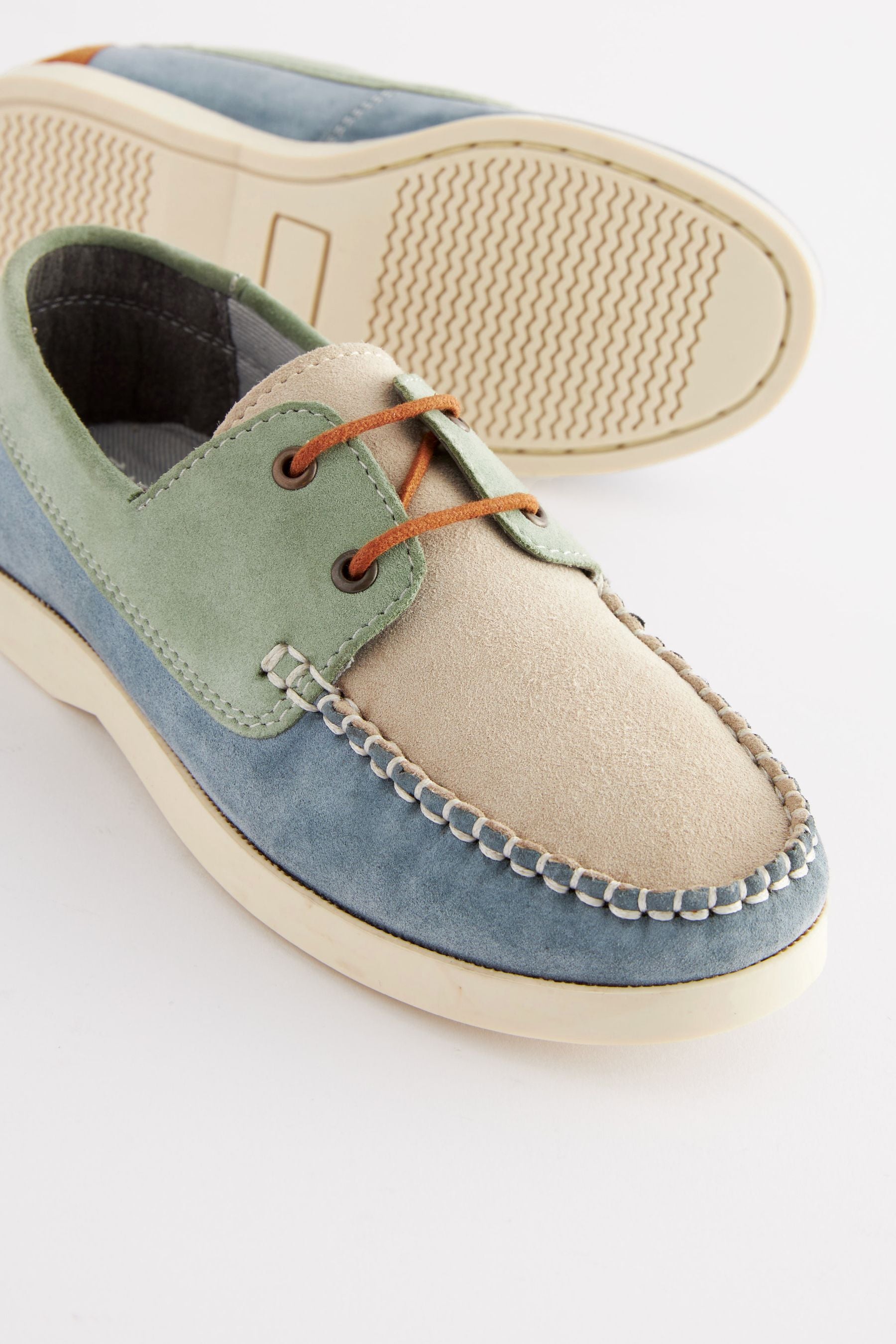 Mineral Colourblock Boat Shoes