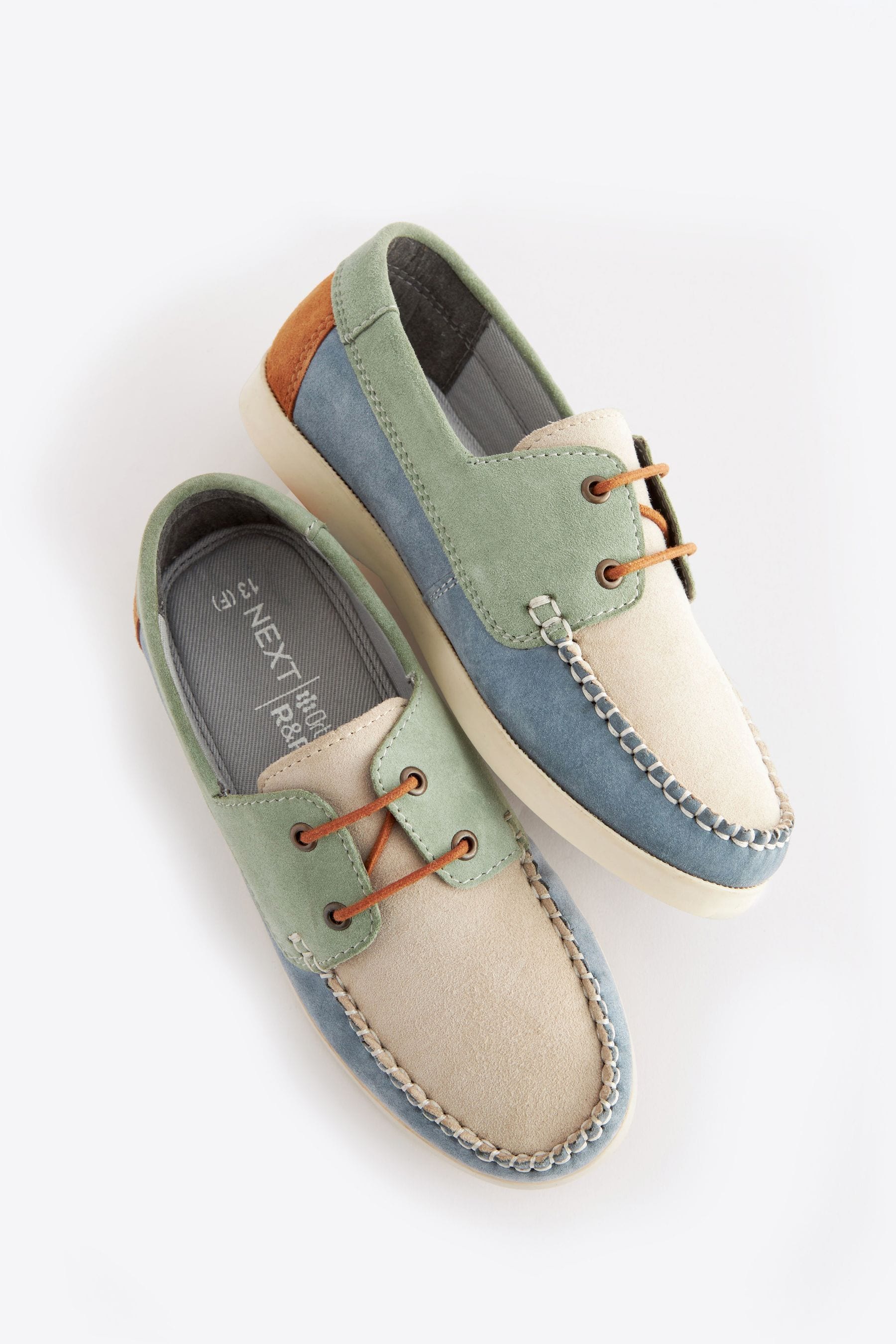 Mineral Colourblock Boat Shoes