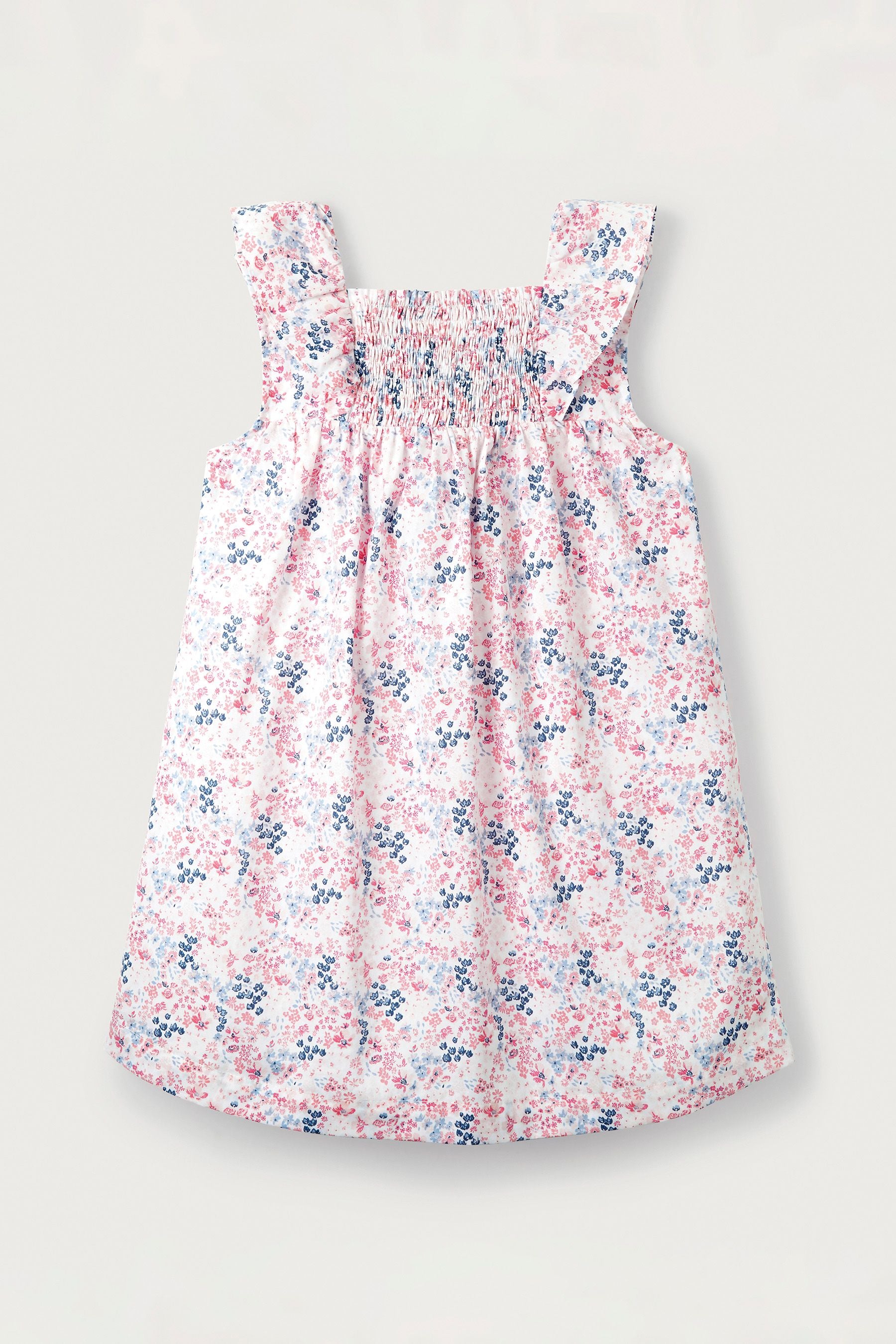 The White Company Melina Floral Smocked Dress