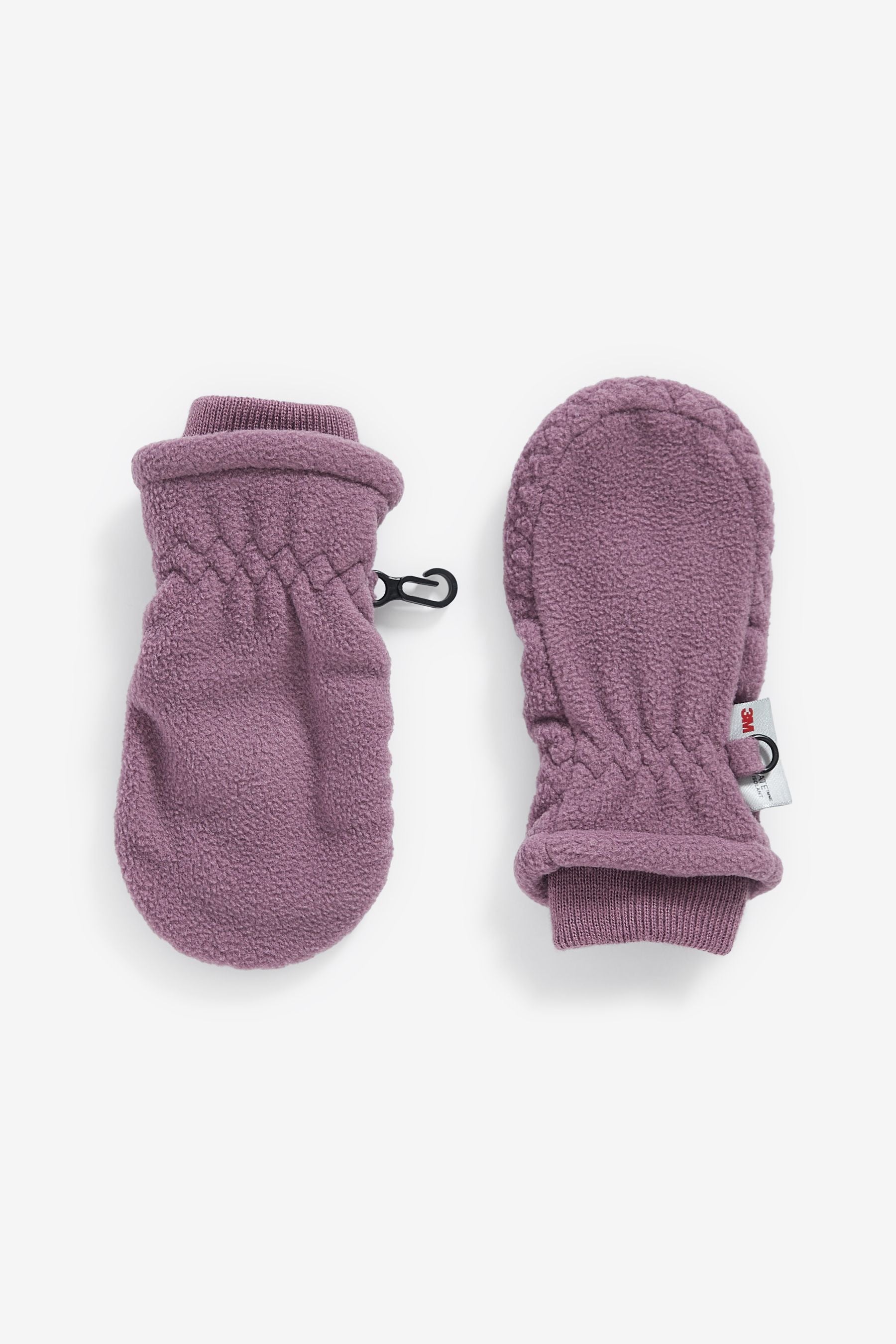 Mauve Purple Fleece Mittens (3mths-6yrs)