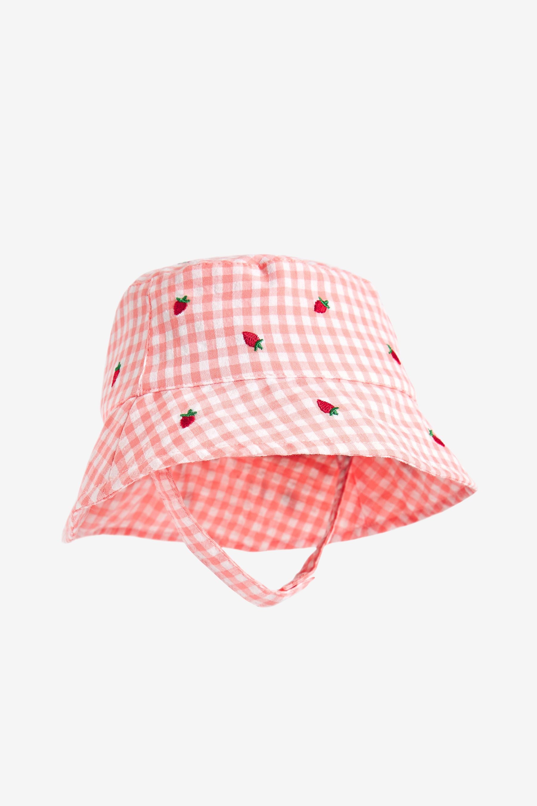 Red Baby Bucket Hat (0mths-2yrs)