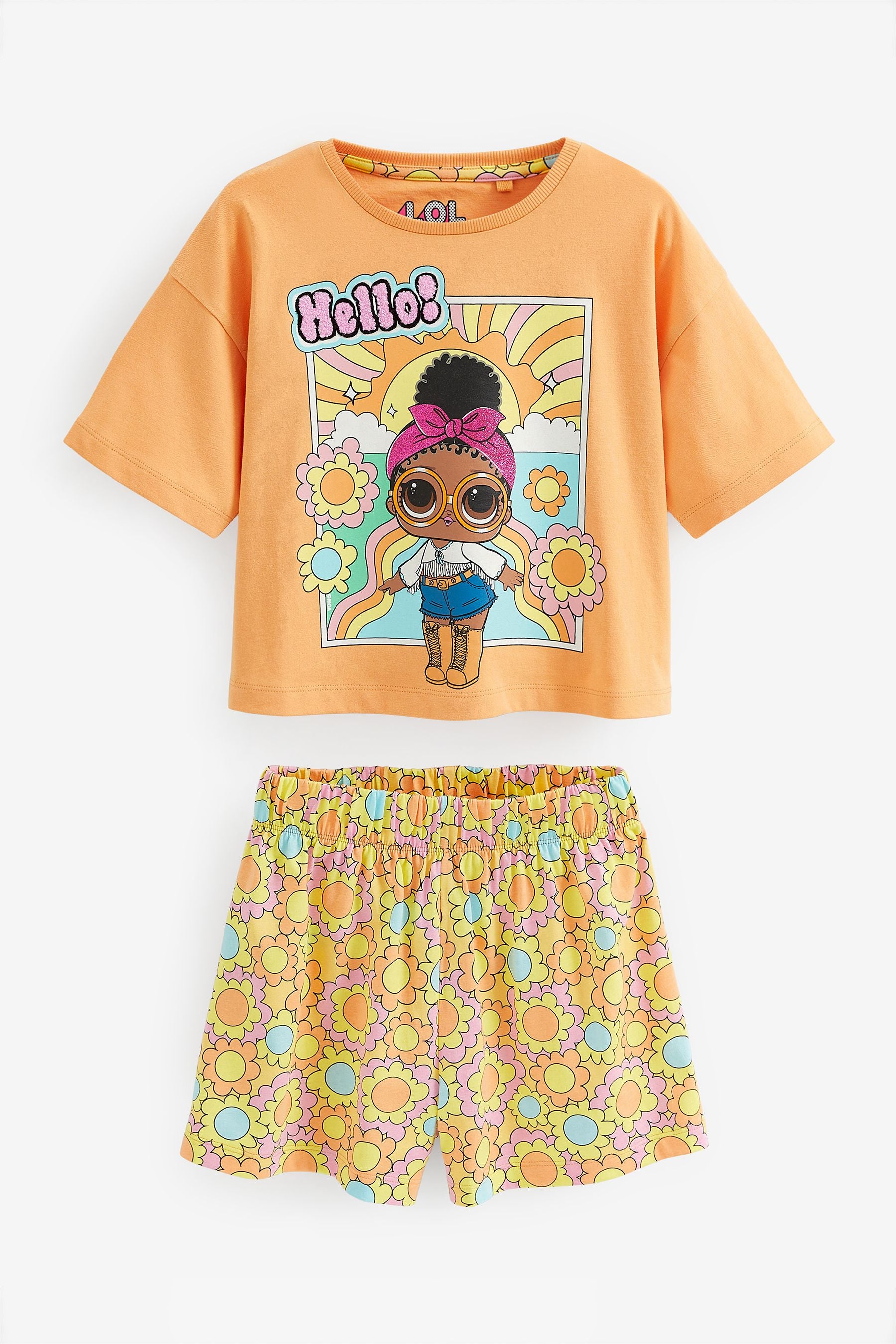 L.O.L Peach Pink Short Pyjamas (3-16yrs)