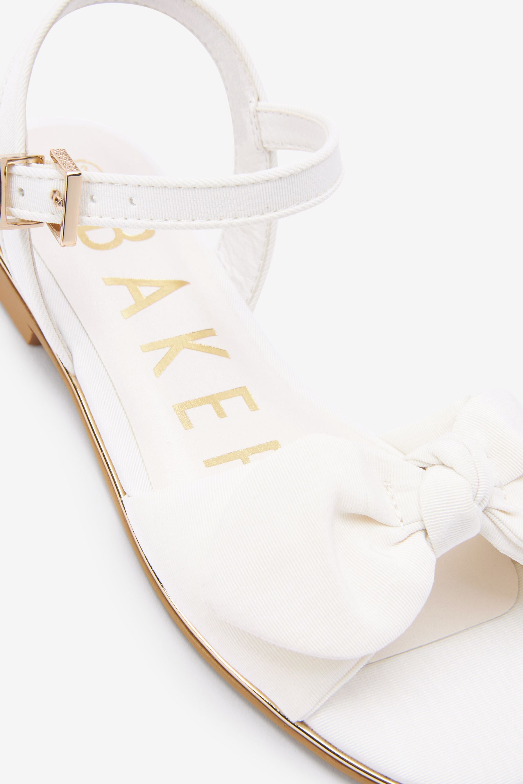 White Baker by Ted Baker Bow Sandals