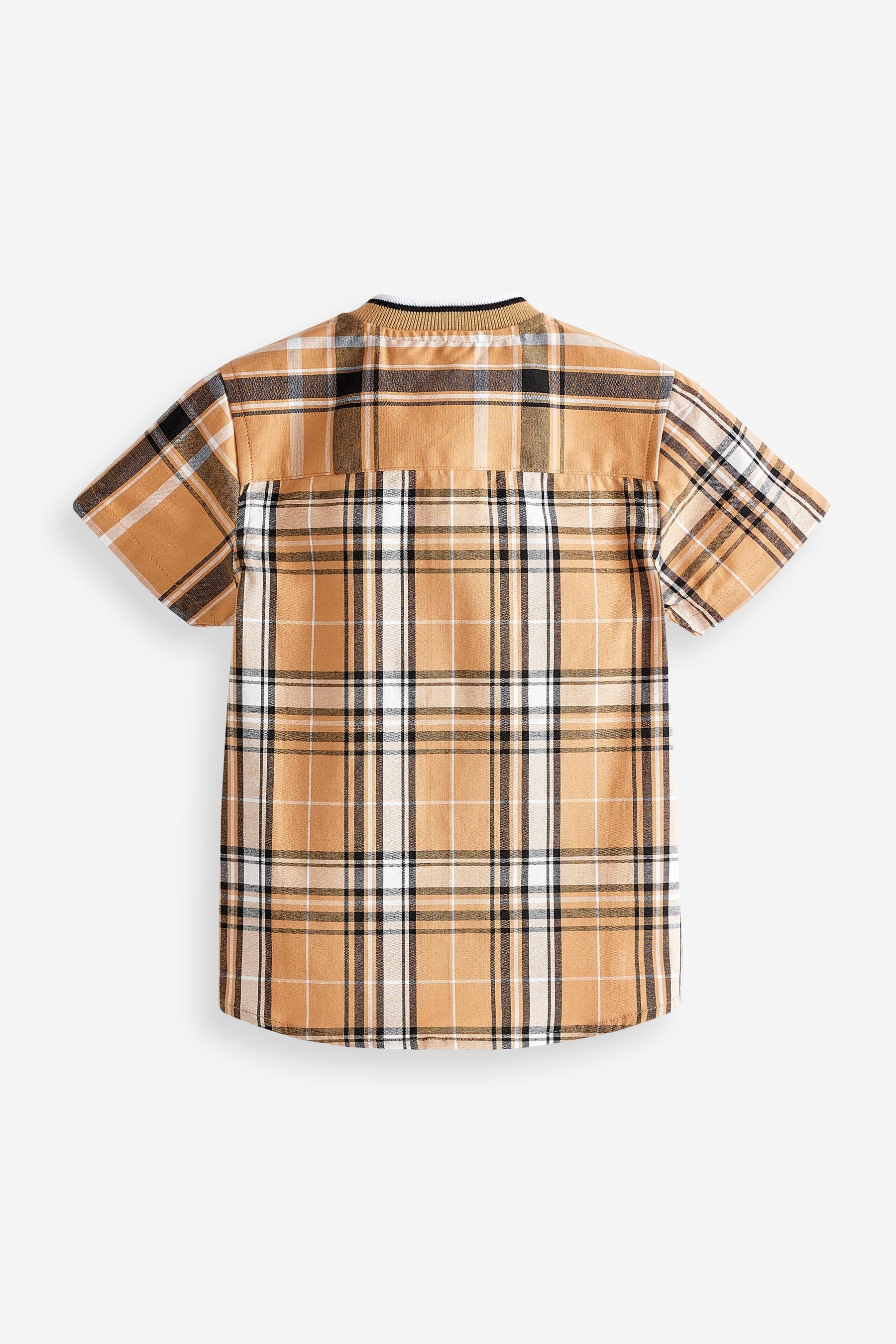 Tan Brown Check Shirt (3mths-7yrs)