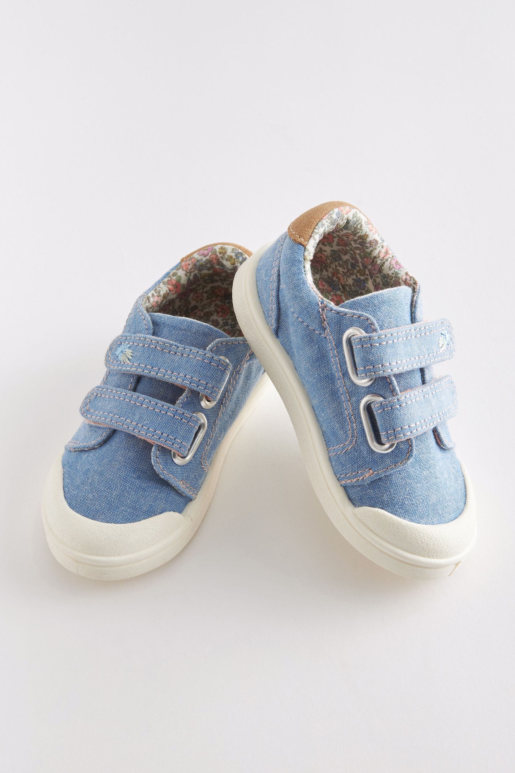 Blue Denim Machine Washable Trainers