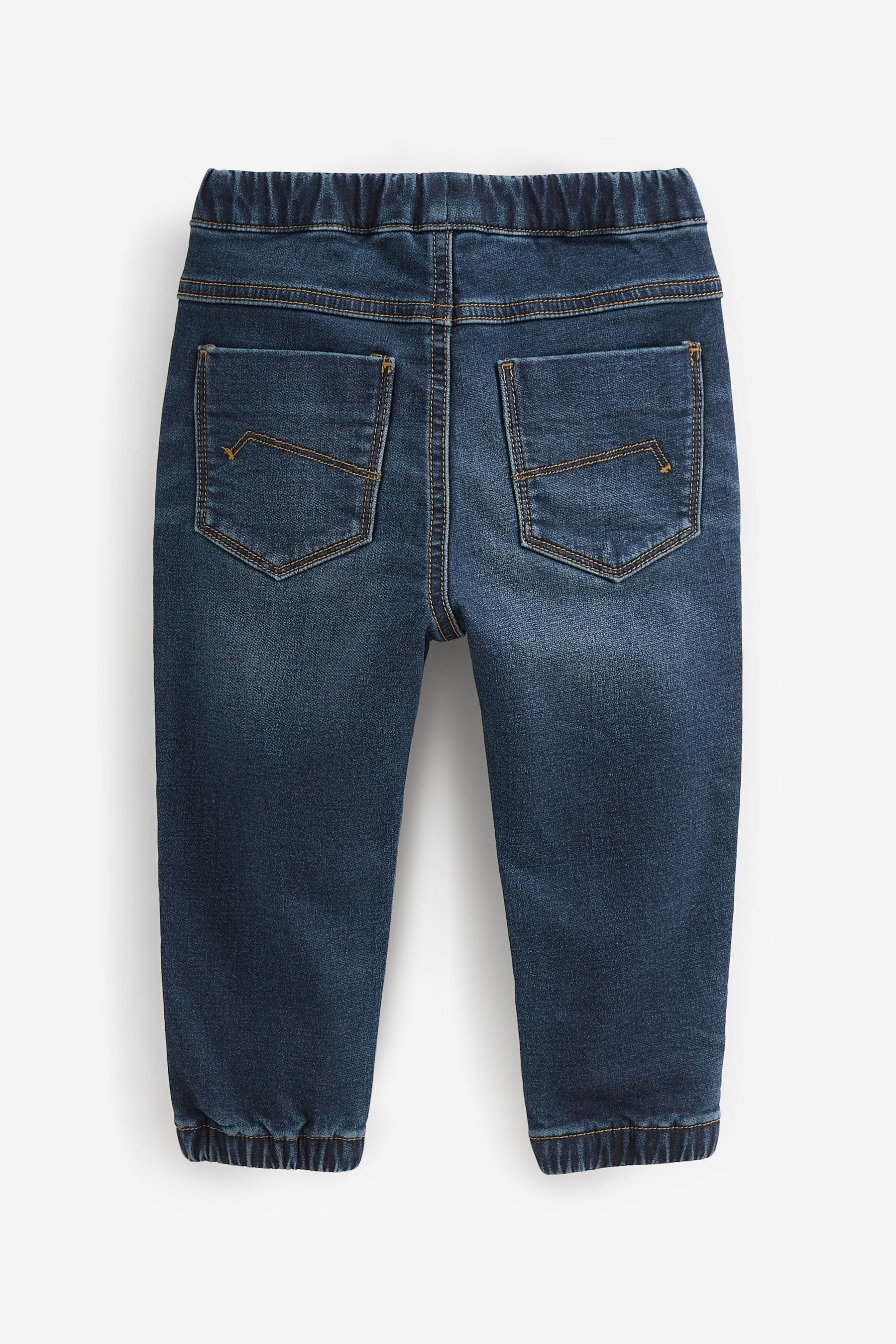 Dark Wash Jogger Jeans With Comfort Stretch (3mths-7yrs)