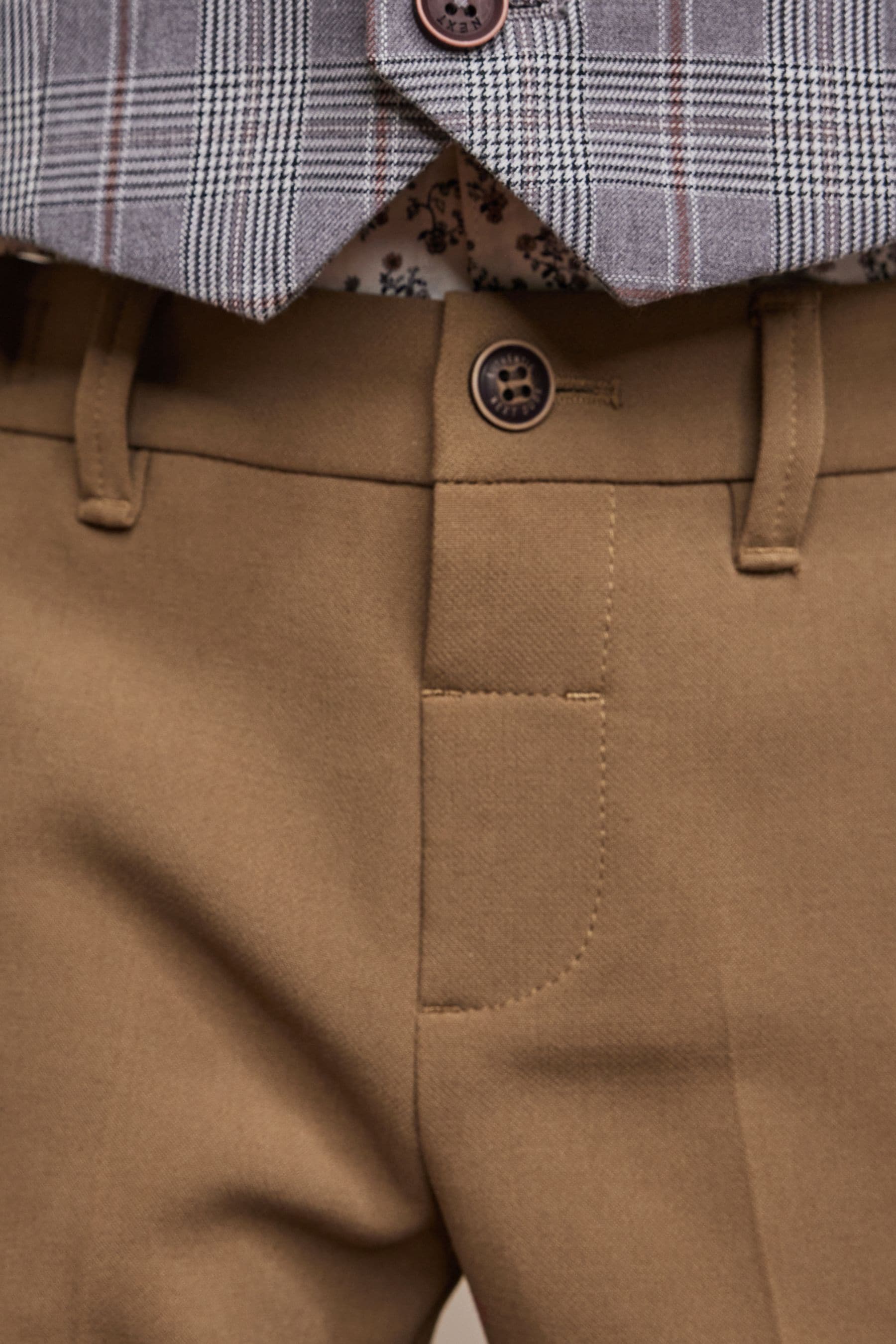 Tan Brown Formal Trousers (3mths-7yrs)