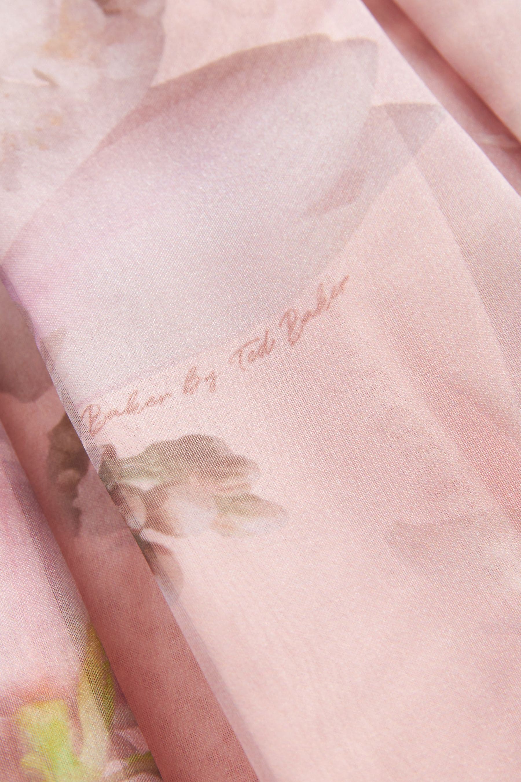 Pink Baker by Ted Baker Pink Floral Organza Dress