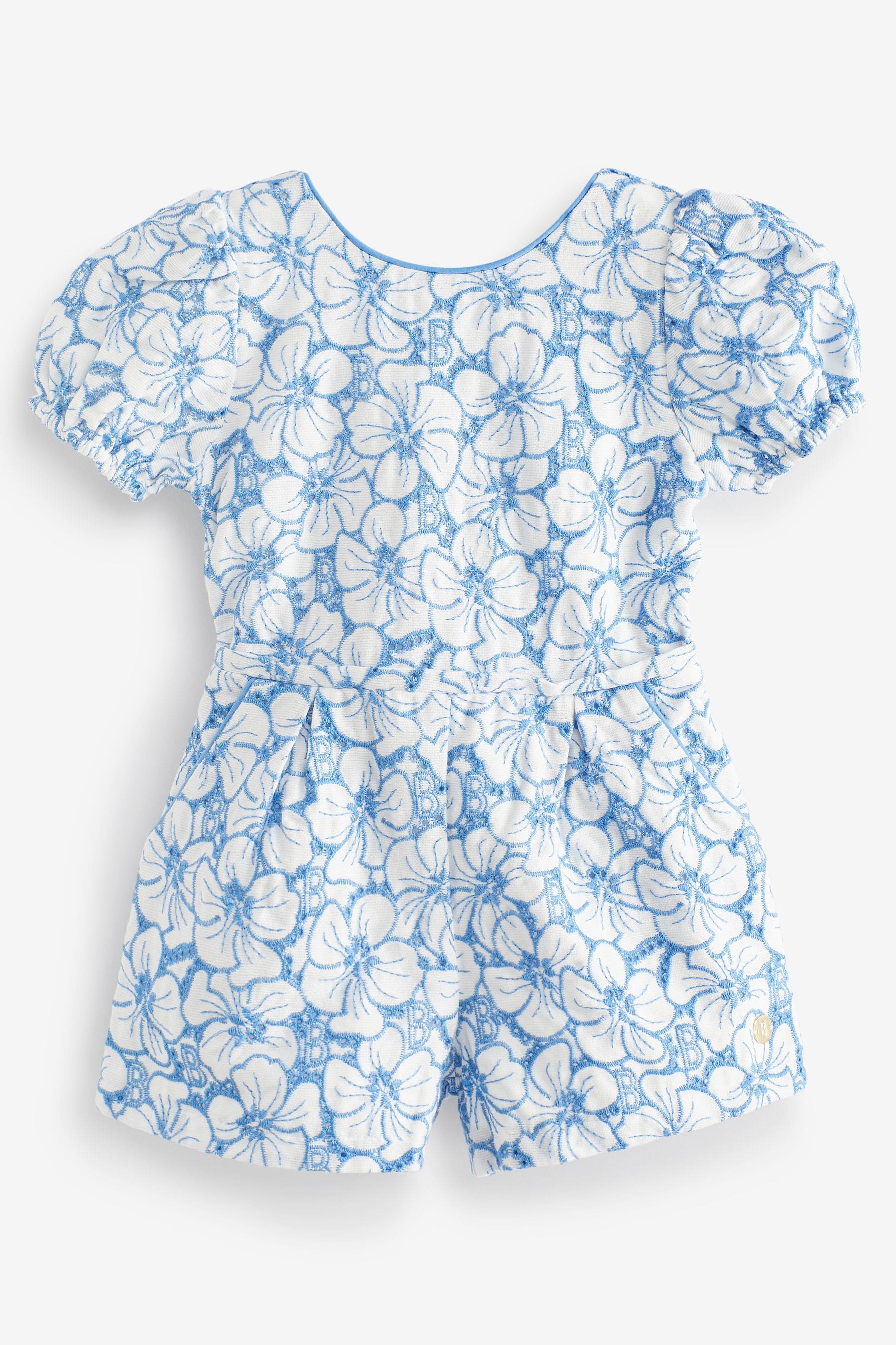 Blue Baker by Ted Baker Blue Broderie Playsuit