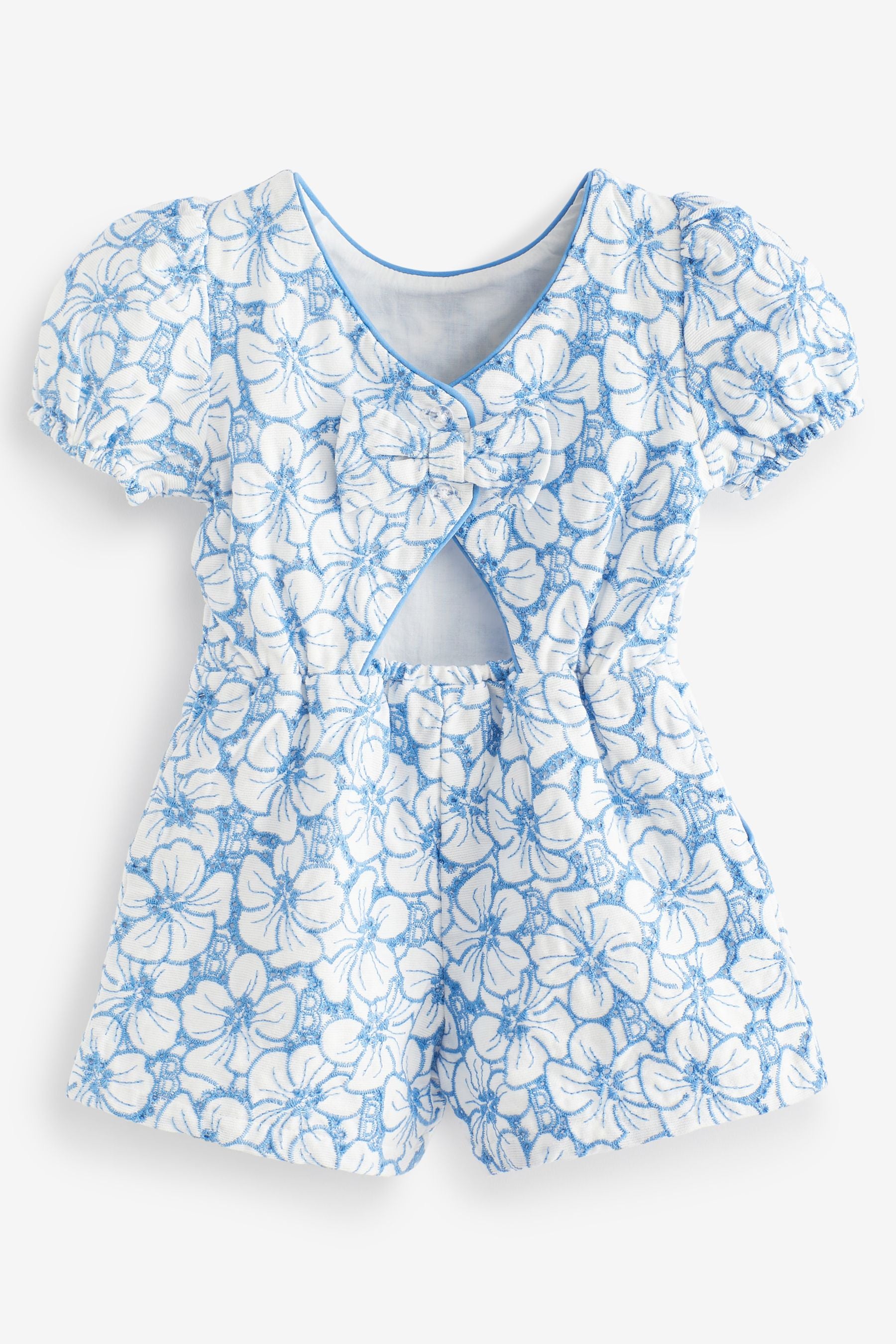 Blue Baker by Ted Baker Blue Broderie Playsuit