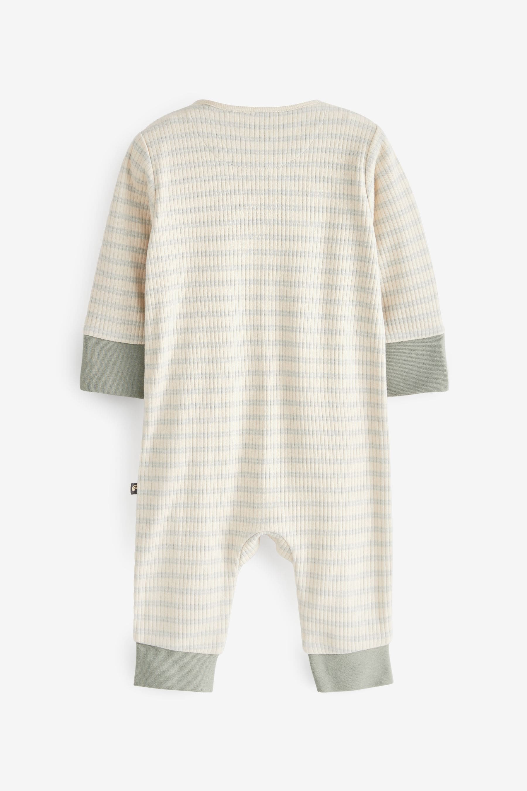 Khaki green/ Cream Daddy Scandi Family Single Sleepsuit (0mths-3yrs)