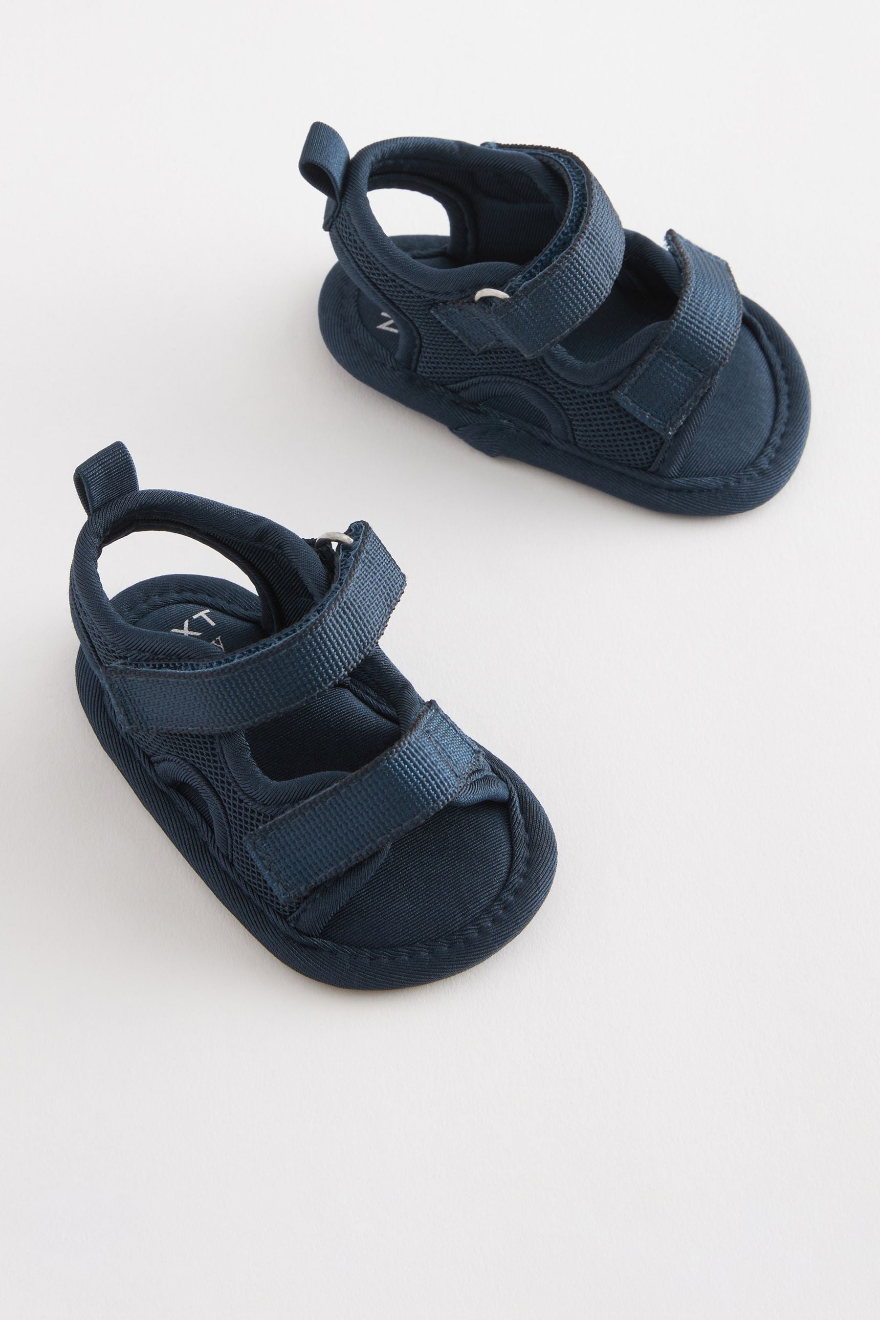 Navy Blue Sporty Tape Trekker Baby Sandals (0-24mths)