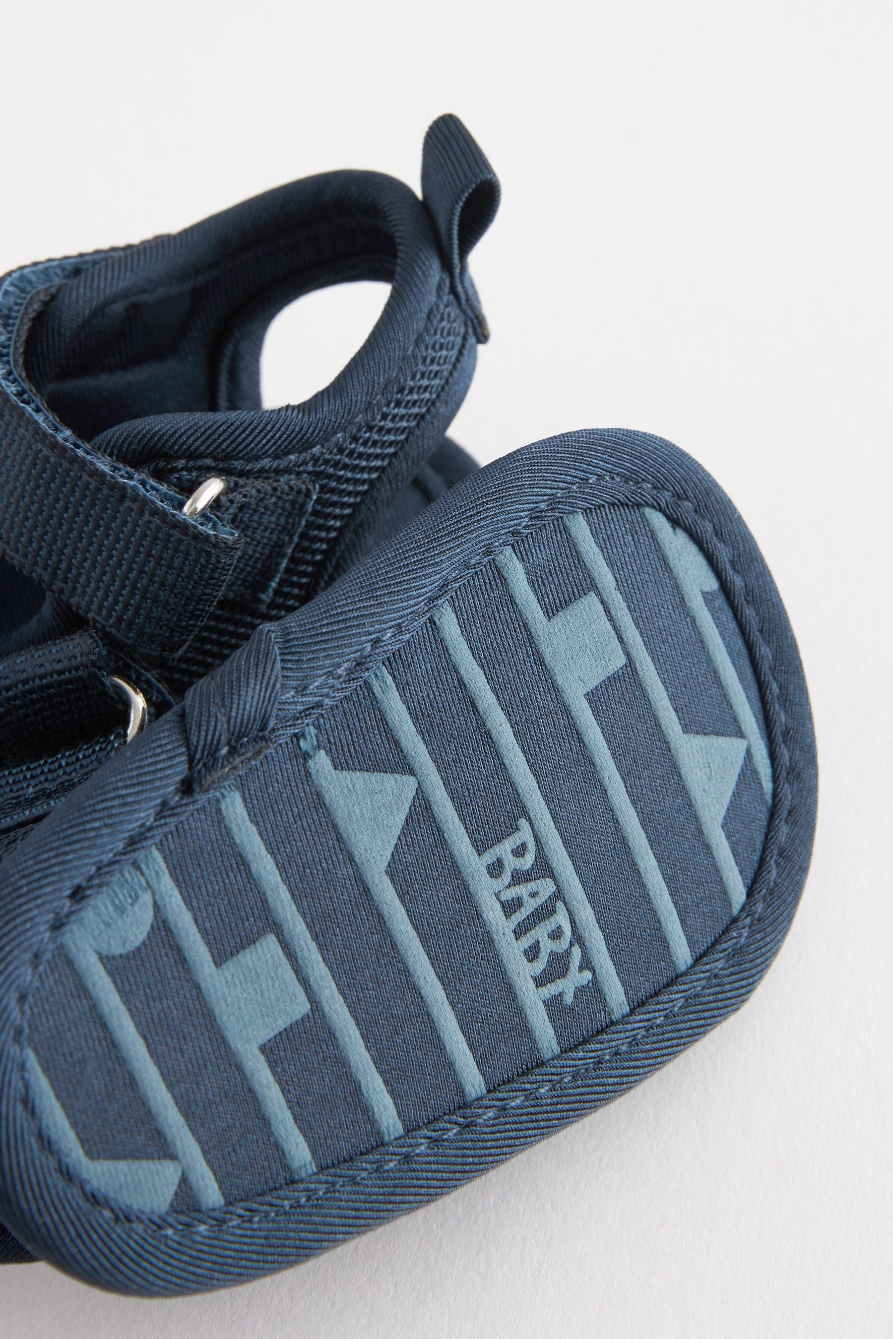 Navy Blue Sporty Tape Trekker Baby Sandals (0-24mths)