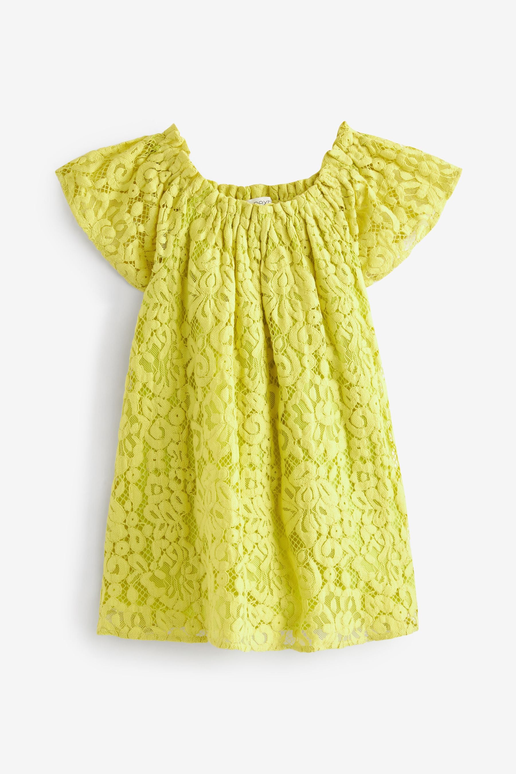 Citrine Green Lace Dress (3mths-8yrs)