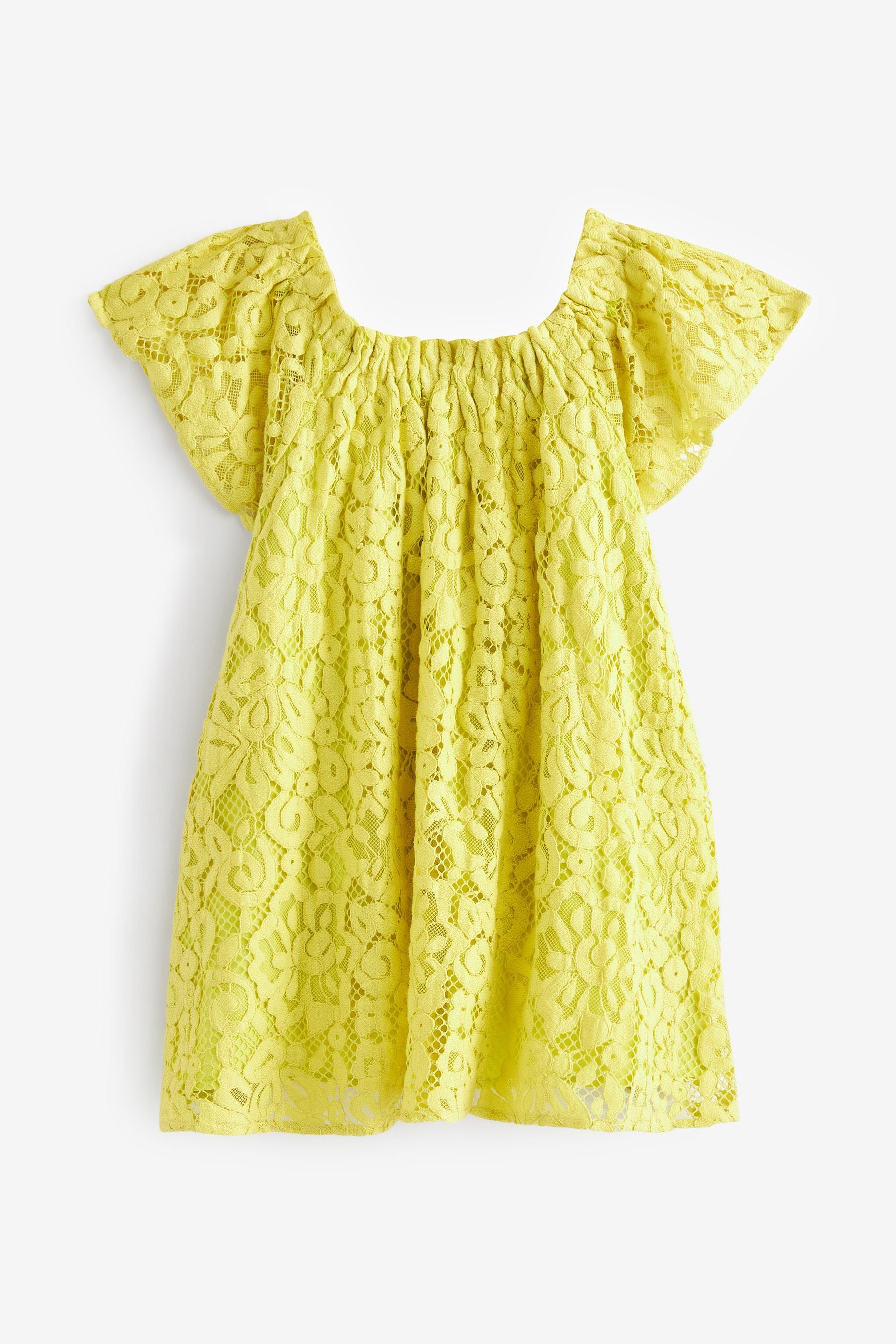 Citrine Green Lace Dress (3mths-8yrs)