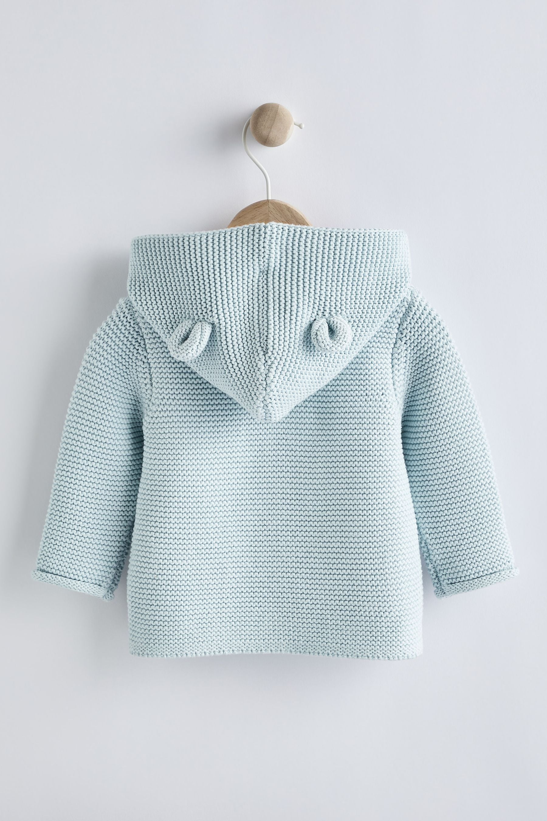 Pale Blue Baby Knitted Cardigan (0mths-3yrs)