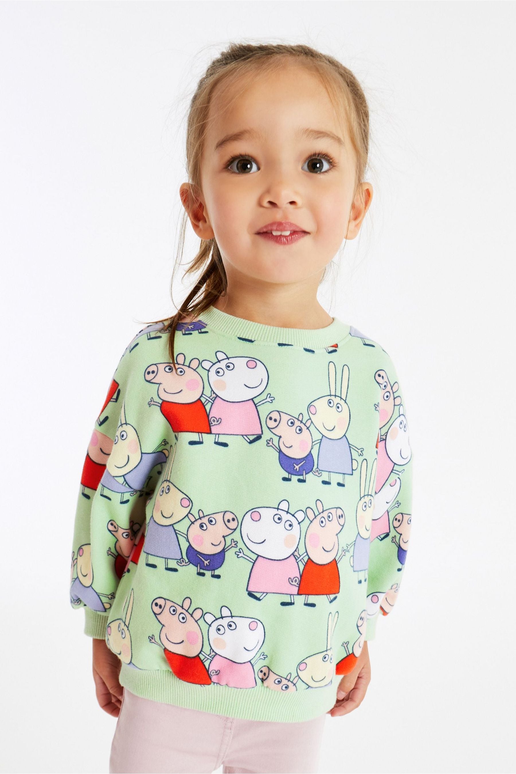 Green Peppa Pig Sweatshirt (3mths-7yrs)