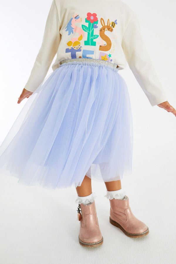 Blue Midi Tutu Skirt (3mths-7yrs)