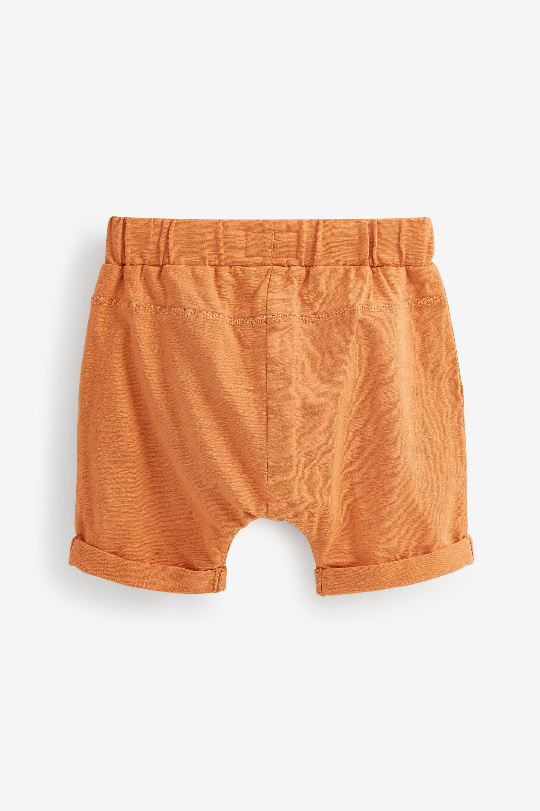 Orange/Charcoal/Neutral Lightweight Jersey Shorts 3 Pack (3mths-7yrs)