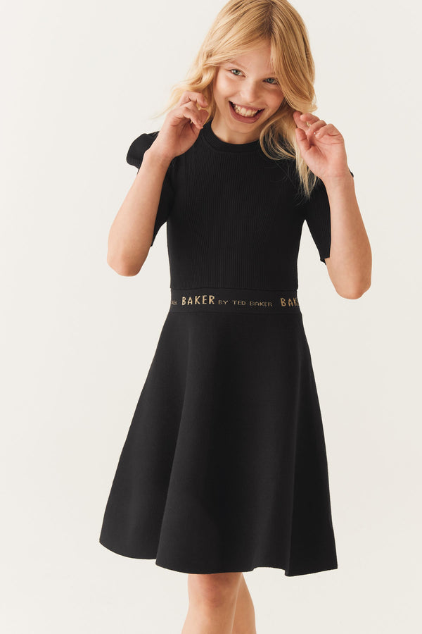 Black Baker by Ted Baker Knitted Black Dress