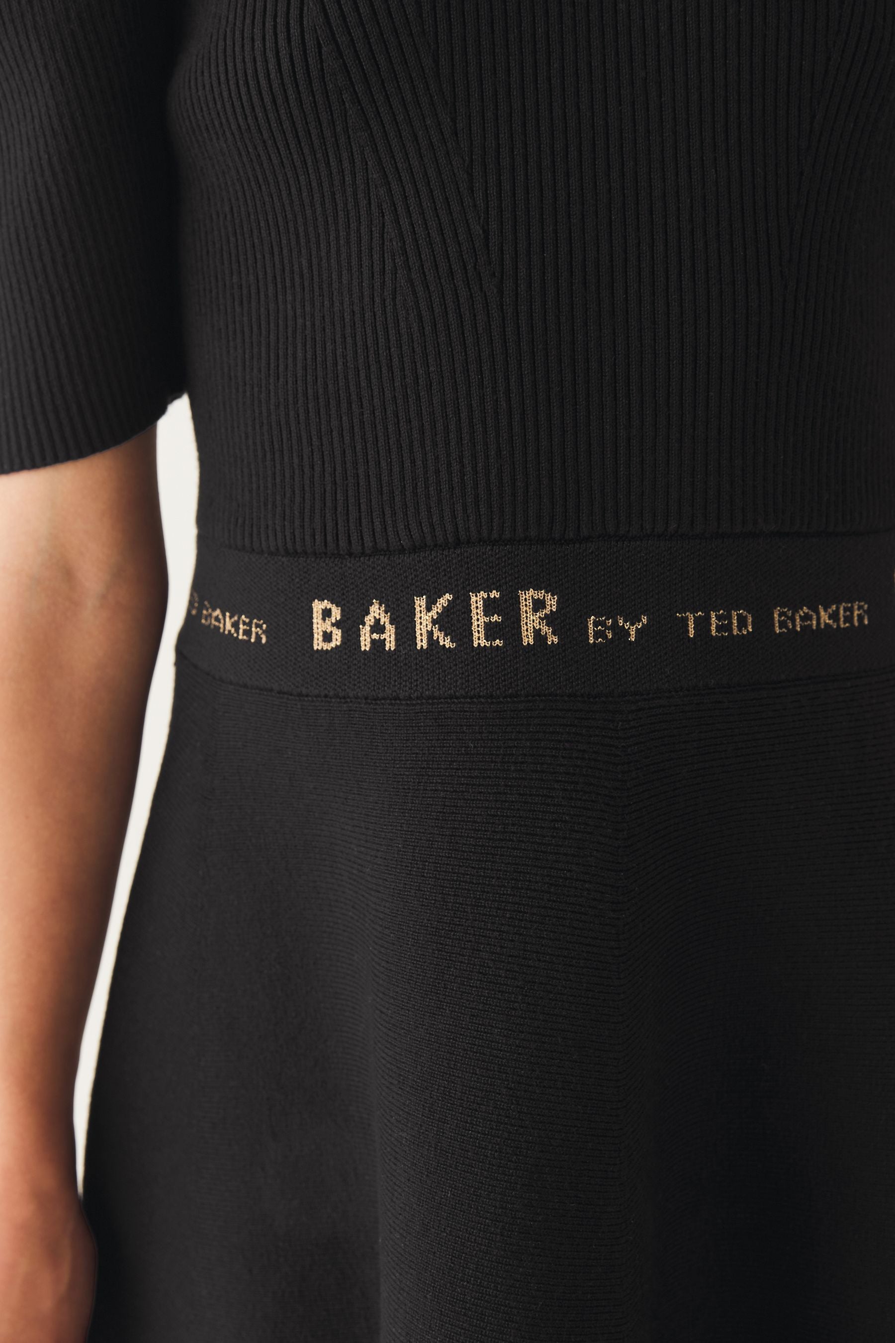 Black Baker by Ted Baker Knitted Black Dress