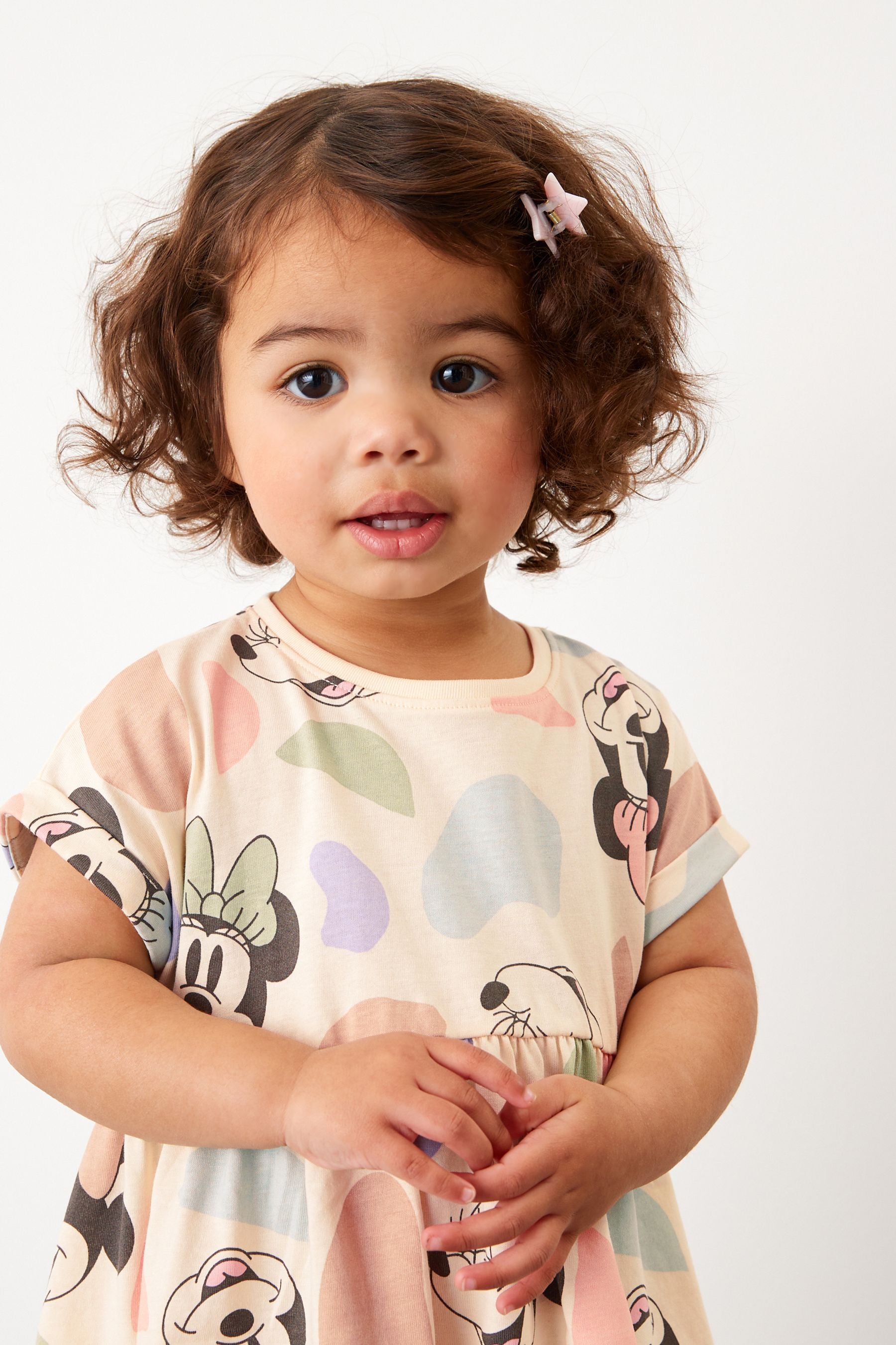 Pastel Minnie Mouse Jersey Dress (3mths-7yrs)