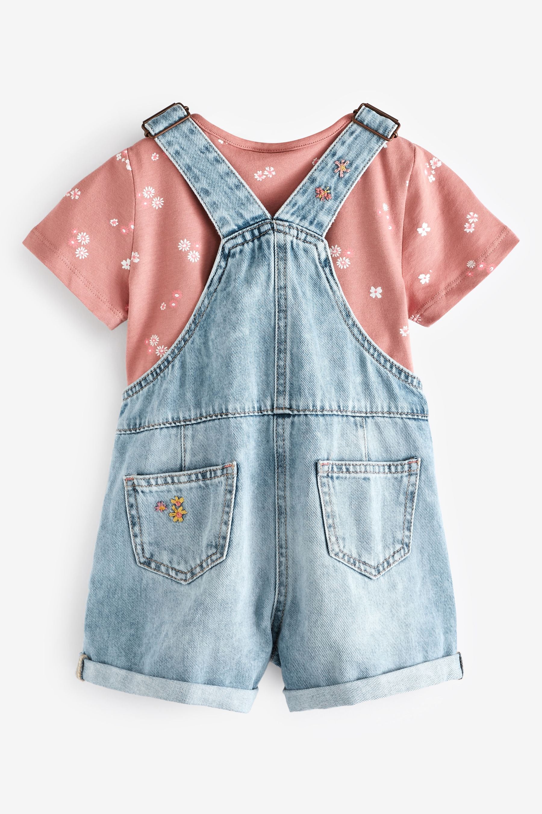 Denim 2 Piece Dungaree Set (3mths-7yrs)