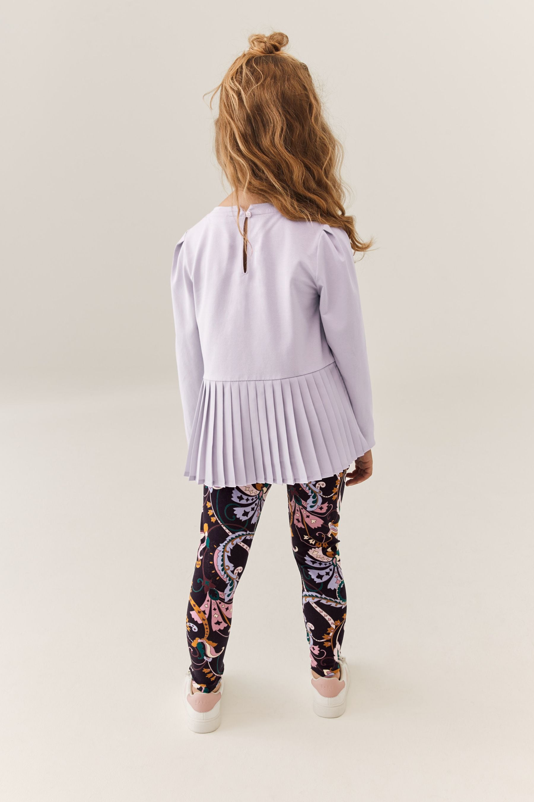 Lilac Purple Baker by Ted Baker Lilac Purple Legging and T-Shirt Set