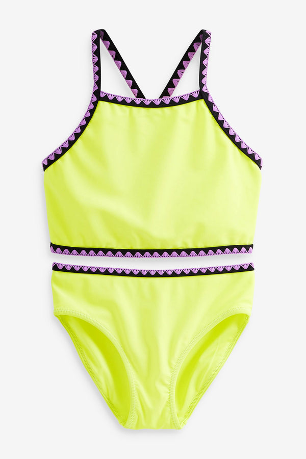 Fluro Yellow Bikini (3-16yrs)