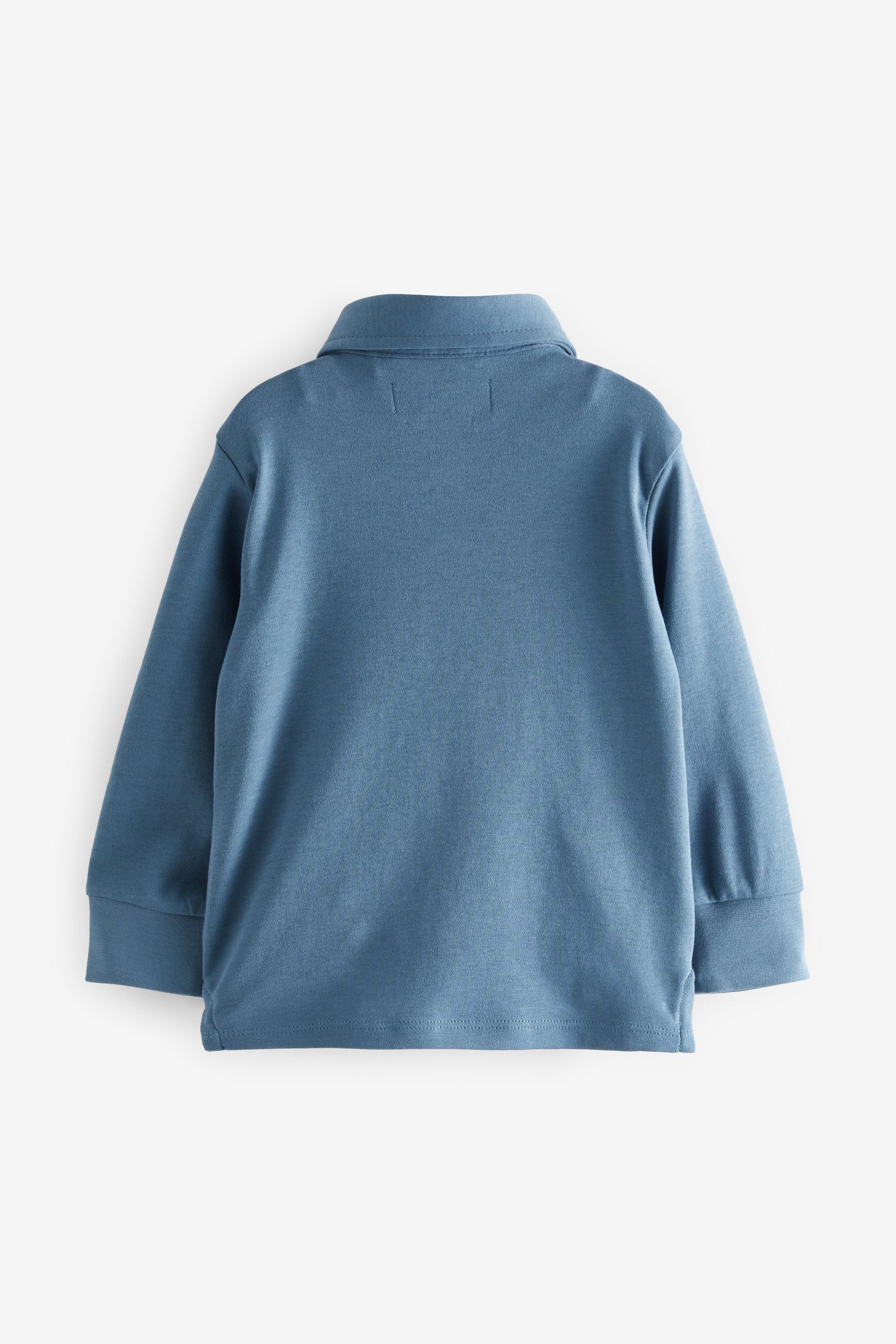 Blue Baker by Ted Baker Long Sleeve Blue Polo